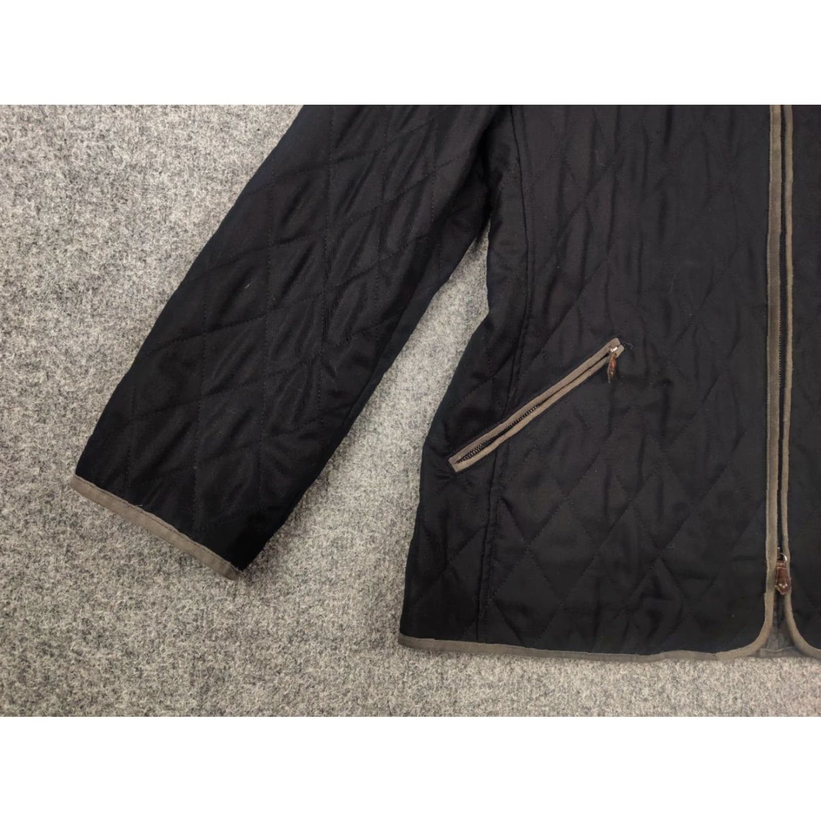Colombo Colombo Italy Design Jacket Womens Black Zip Double Cashmere Quilted All Seasons Winter/Fall L Size L / US 10 / IT 46 - 5 Thumbnail