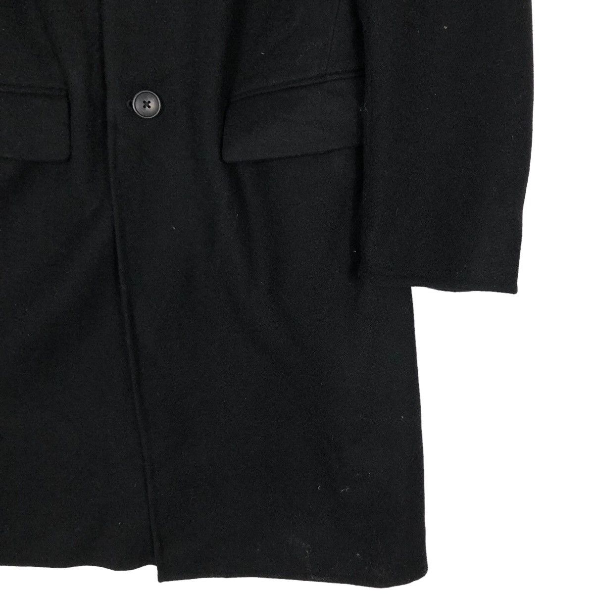 Jil Sander 🔥Rich Black - Long Fly Wool Jacket J+ Japan Made Size US S / EU 44-46 / 1 - 5 Thumbnail