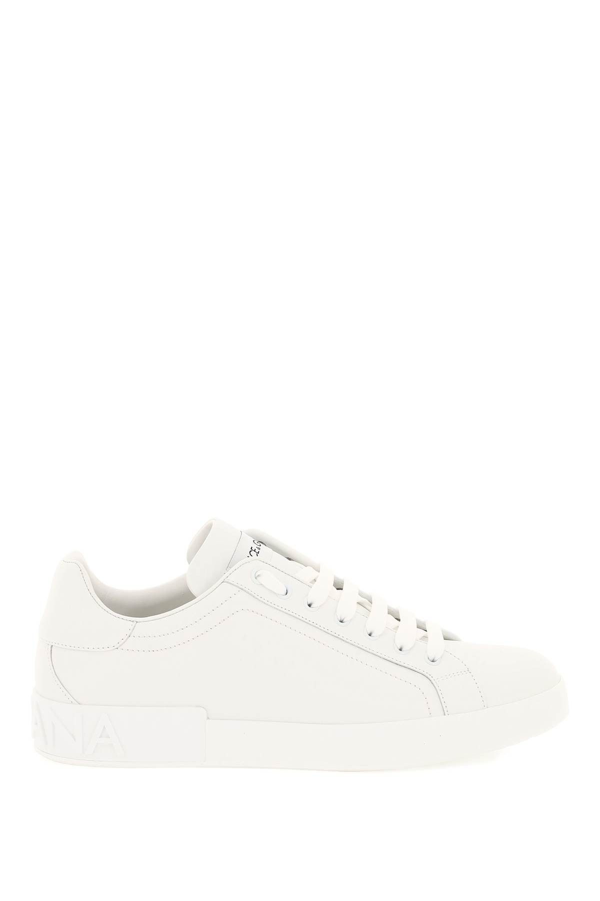 image of Dolce Gabbana Portofino Sneakers in Bianco, Men's (Size 8)