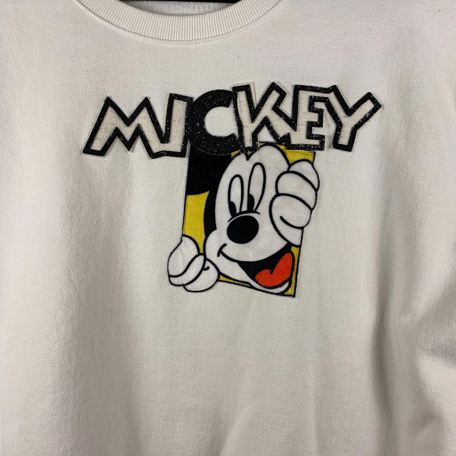Designer Mickey Mouse Swtshrt Adult Large to XL Detachable Slves 418 Size L / US 10 / IT 46 - 5 Thumbnail