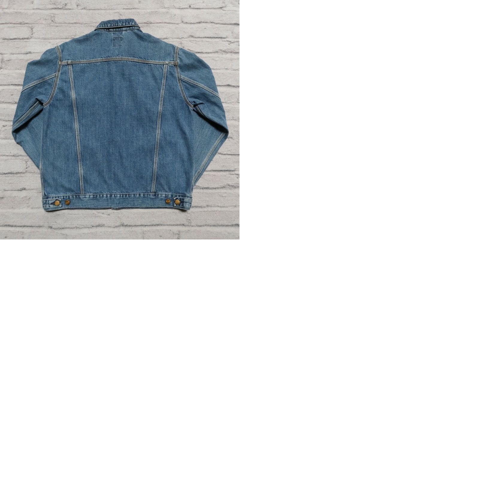 Carhartt Carhartt Work In Progress Western Denim Trucker Jean Jacket Shirt Mens Medium Wash Size US 31 - 9 Thumbnail