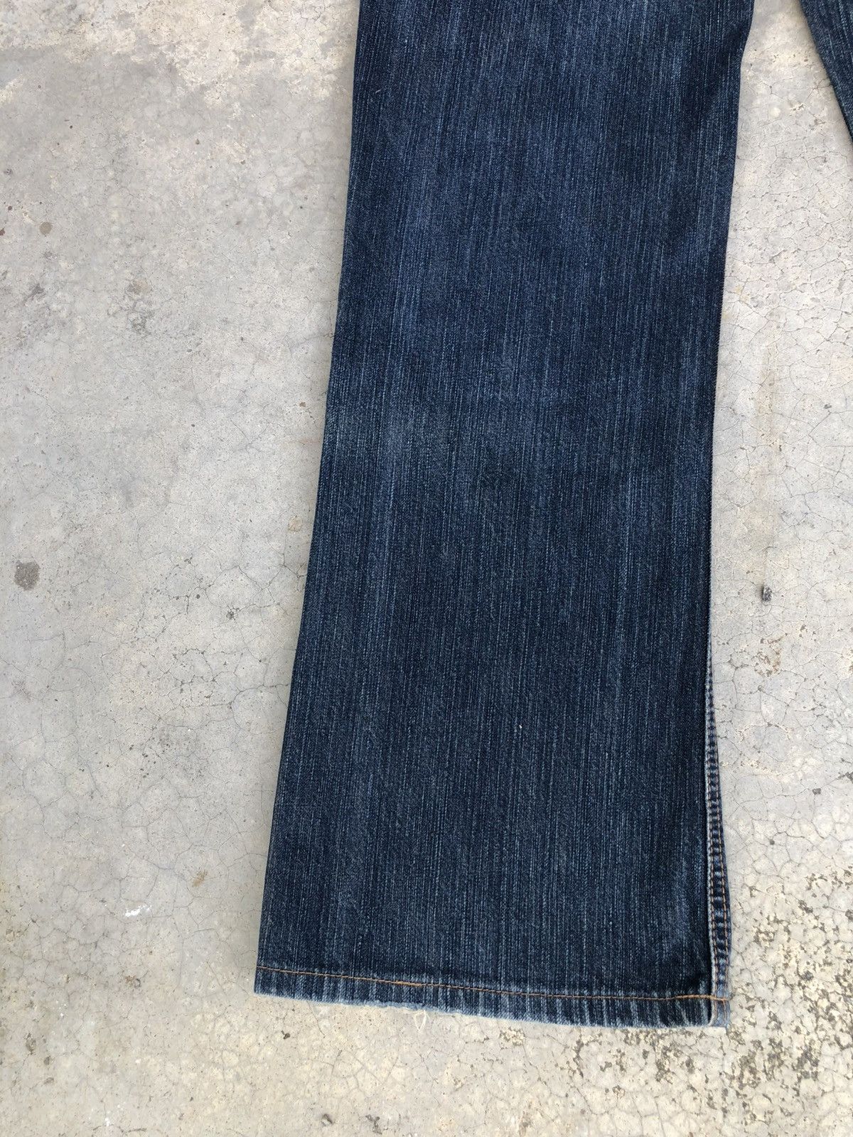 Who Decides War Japanese Edwin Navajo Flared Jeans Bootcut Distressed Size US 33 - 11 Thumbnail