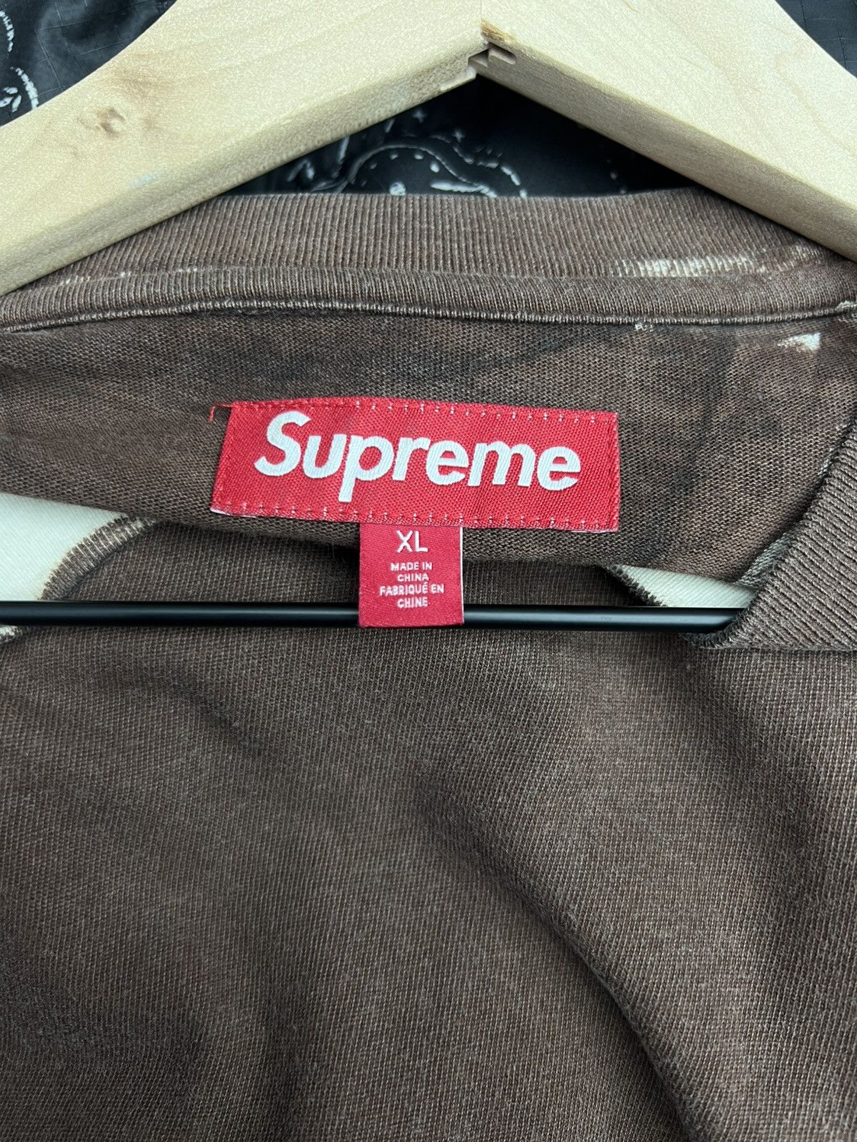 Supreme Supreme Discharge Brown Tee Size US XL / EU 56 / 4 - 6 Thumbnail