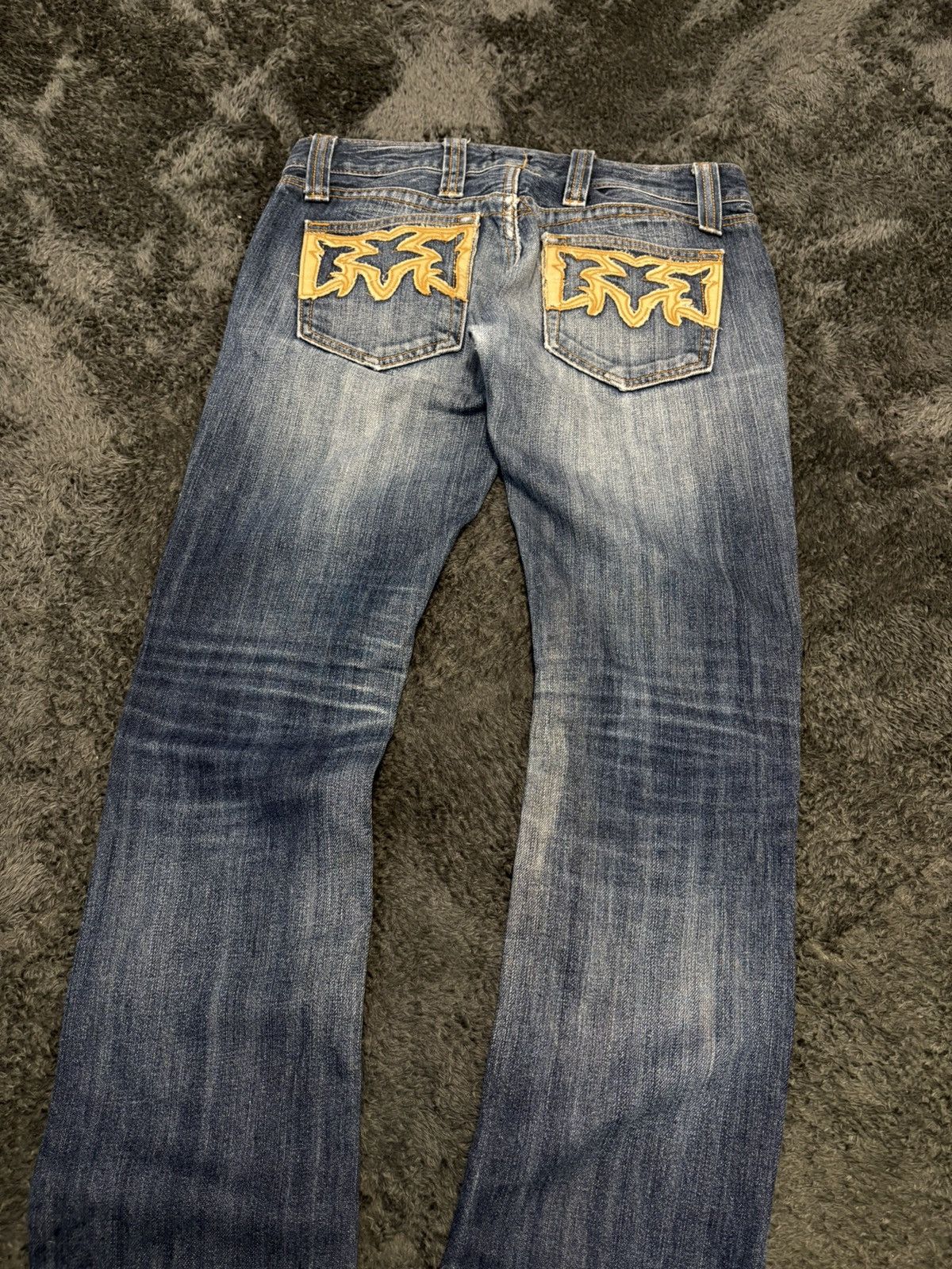 Japanese Brand Vintage Japan 2000s Style Straight Y2K Jeans Size 25" / US 0 / IT 36 - 8 Thumbnail