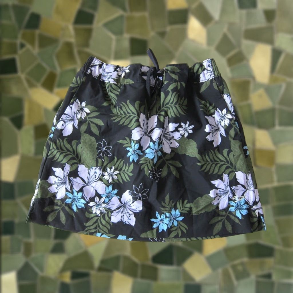 Speedo Speedo Black Green Blue Floral Short Lined Tennis Running Skort Women Small Size 28" / US 6 / IT 42 - 1 Thumbnail