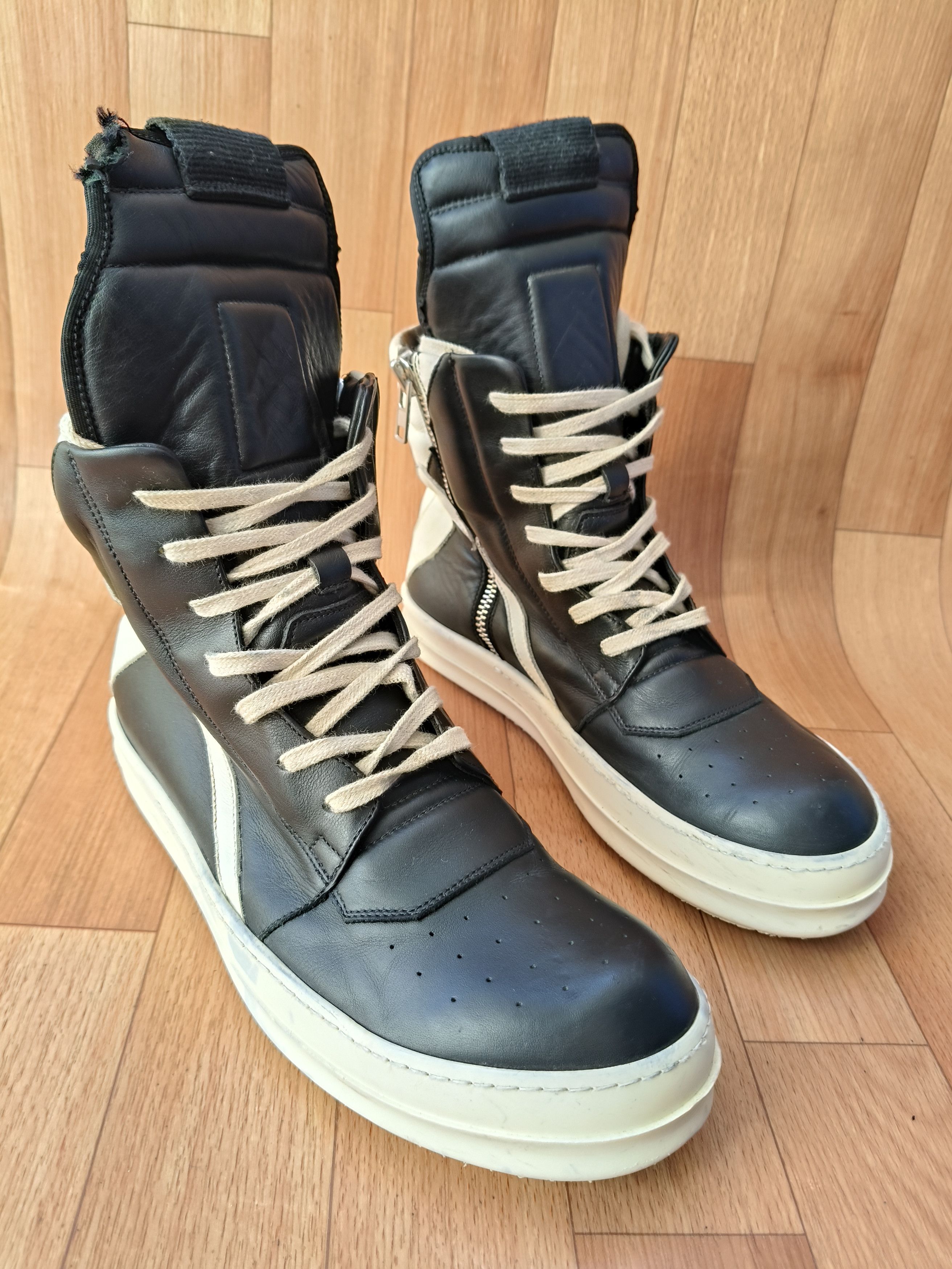 Rick Owens 🕷️💥 2012 mainline pink code Geobasket Size US 9 / EU 42 - 6 Thumbnail