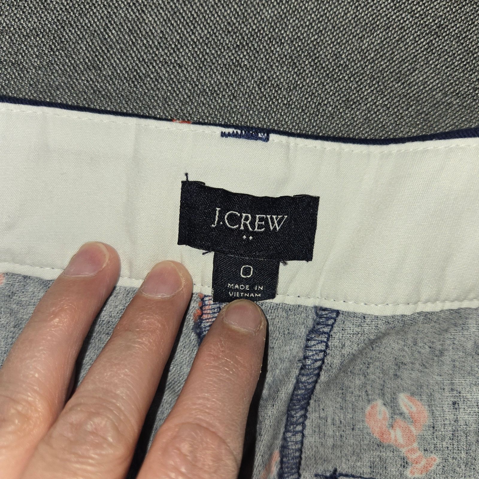 J.Crew J.Crew Factory Lobster shorts sz 0 Size 25" / US 0 / IT 36 - 3 Thumbnail