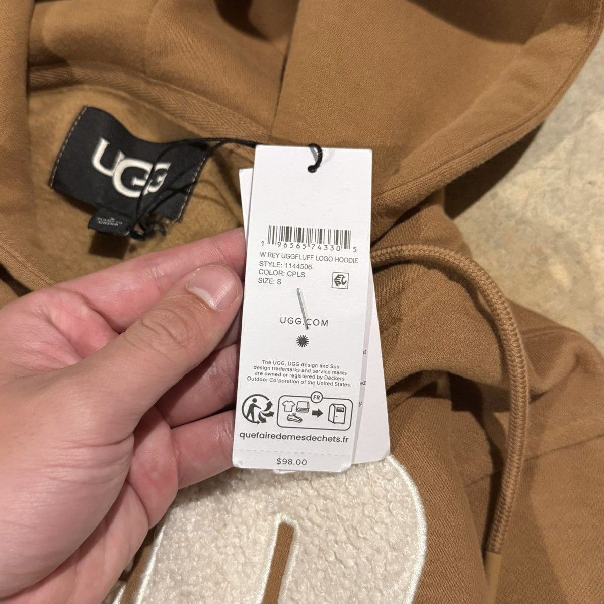Ugg Brand New Ugg Rey Fluff Logo Hoodie Size US S / EU 44-46 / 1 - 6 Thumbnail