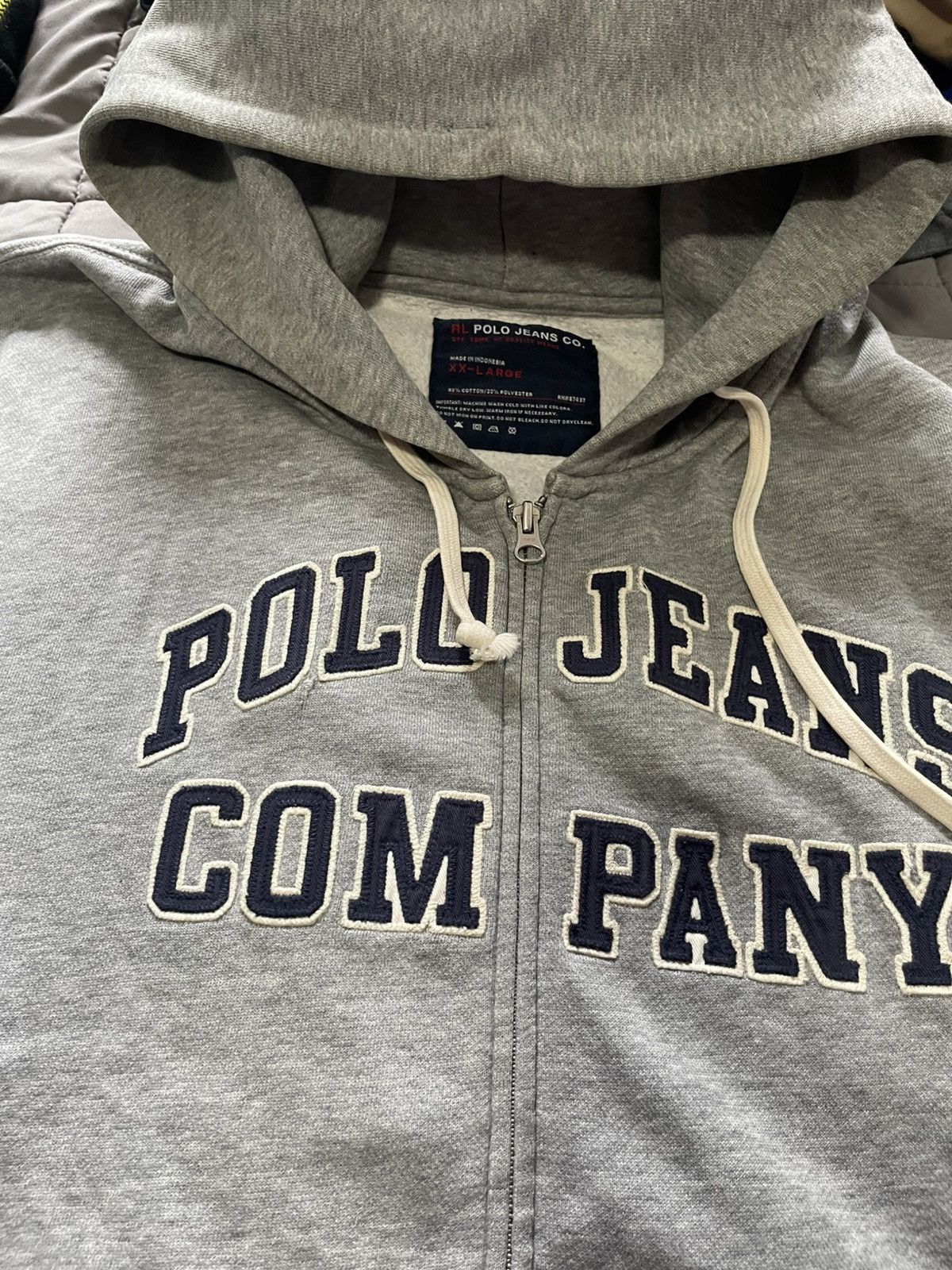 Polo Ralph Lauren Gray polo jeans hoodie Size US XXL / EU 58 / 5 - 4 Thumbnail