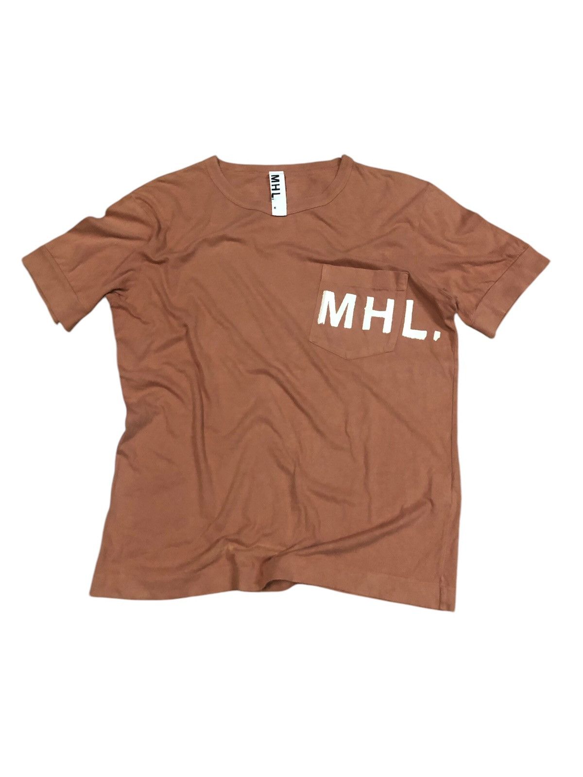 Designer × Margaret Howell × Vintage Vintage Margaret Howell MHL Pocket Tee Shirt Size US M / EU 48-50 / 2 - 17 Thumbnail