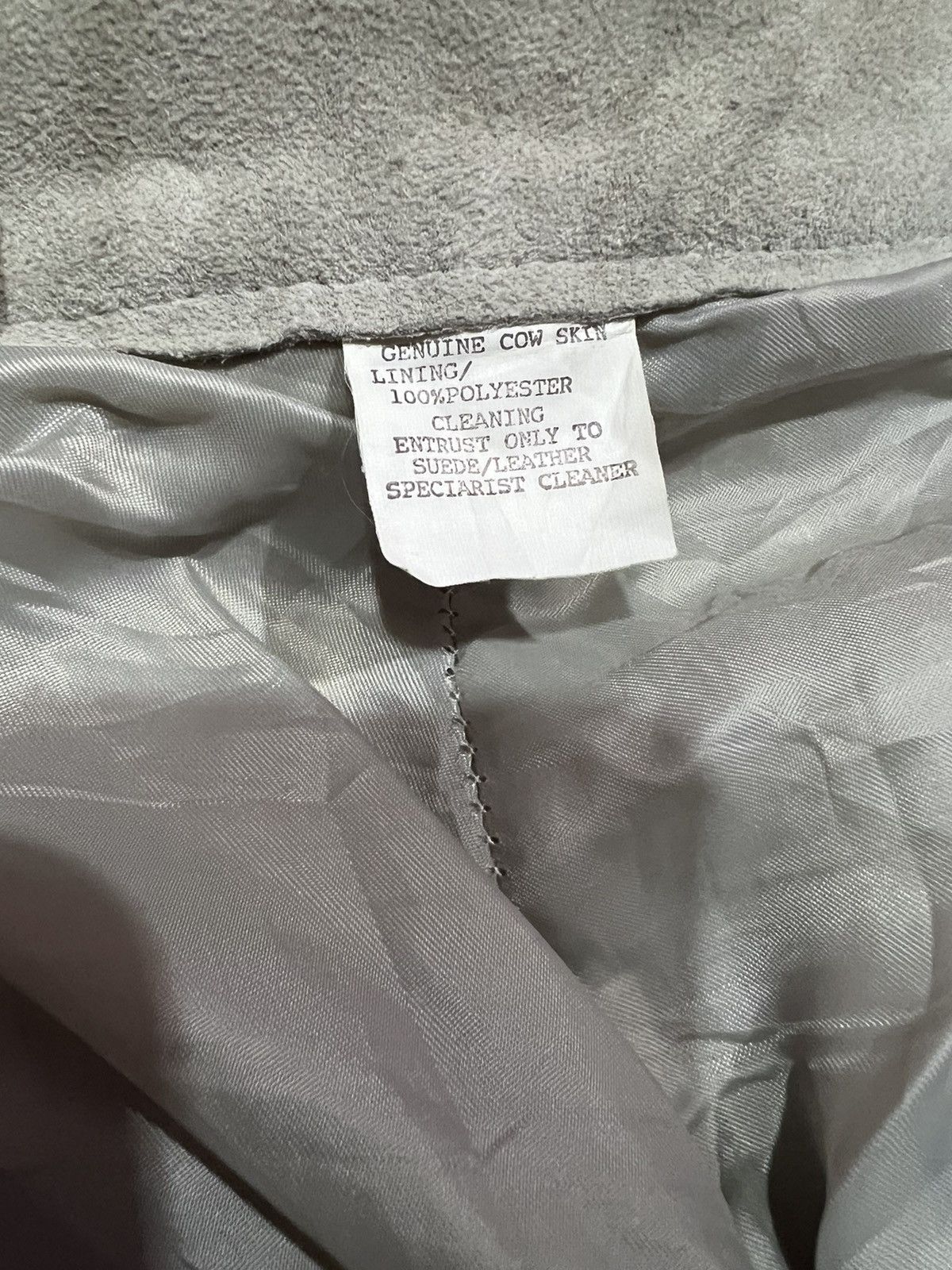 GOODENOUGH 🔥 Good Enough Hiroshi Fujiwara suede Leather GDEH pants Size US 32 / EU 48 - 11 Thumbnail