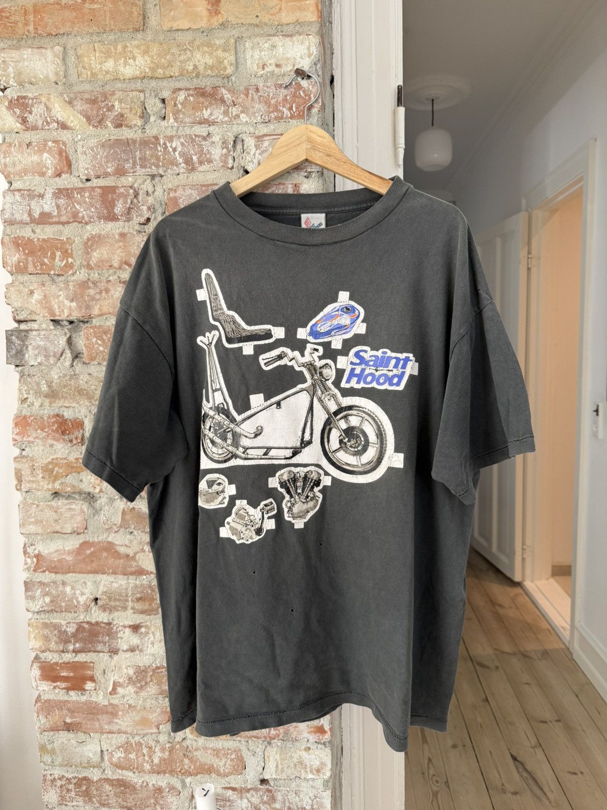 Saint Michael Saint Michael x neighborhood logo t shirt | Grailed