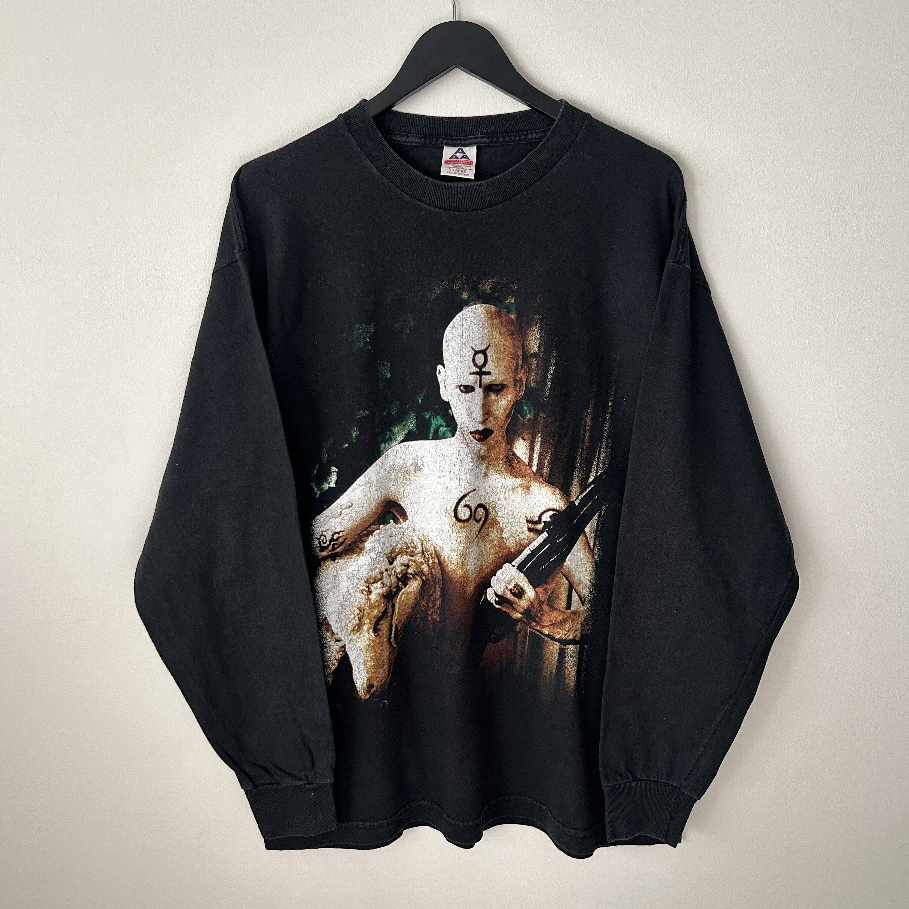 Band Tees × Vintage Vintage 2004 Therion Lemuria Long Sleeve Shirt