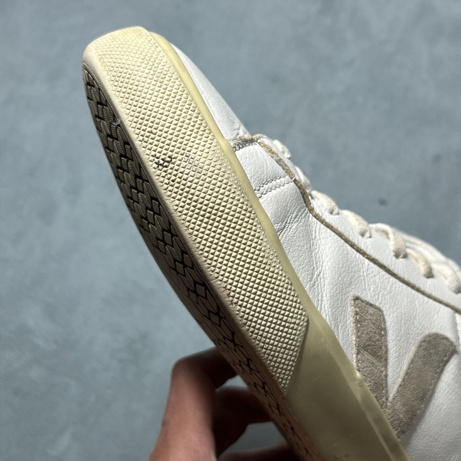 Veja VEJA Esplar T2 LeatherSneakers Ws 9 White Gray Minimalist Size US 9 / IT 39 - 9 Thumbnail