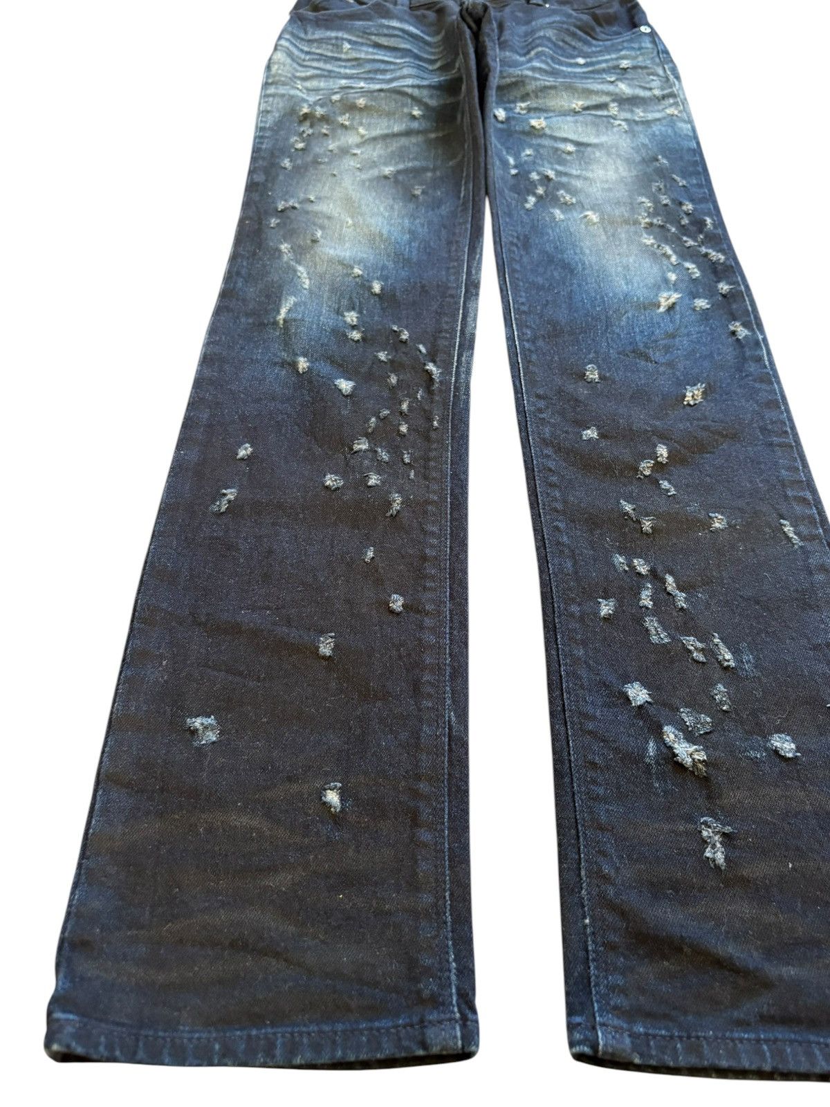 Japanese Brand × Seditionaries × semanticdesign Vintage Semantic Design Indigo Distressed Slim Fit Jeans Size US 29 - 6 Thumbnail
