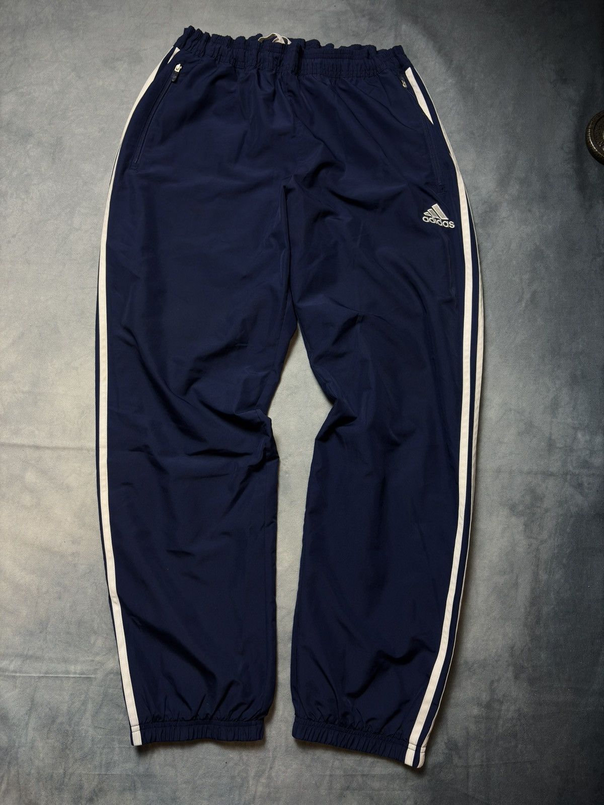 Adidas × Vintage Adidas Track Pants 2013 – Navy – Size XL – Originals Vintage Size US 36 / EU 52 - 1 Thumbnail