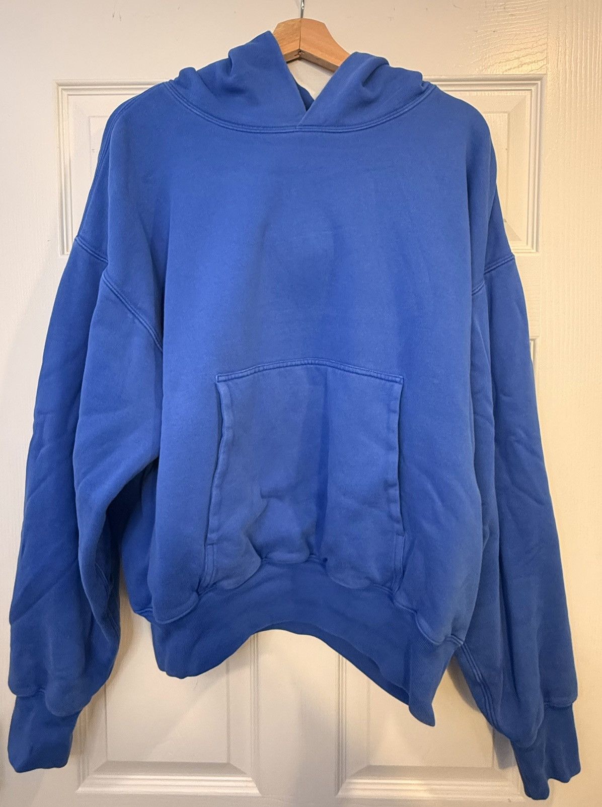 Gap × Yeezy Yeezy Gap Round Hoodie Blue Large Kanye West YZY Garment Dye Size US L / EU 52-54 / 3 - 1 Thumbnail