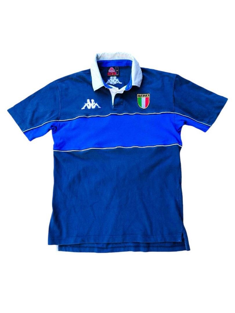 Kappa × Vintage Vintage Kappa Italy National team polo tee Size US L / EU 52-54 / 3 - 1 Thumbnail