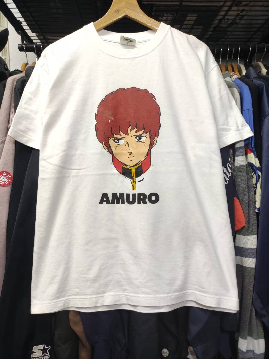 Anime Parco x Mobile Suit Gundam " Amuro " Character Promo T-Shirt Size US L / EU 52-54 / 3 - 3 Thumbnail