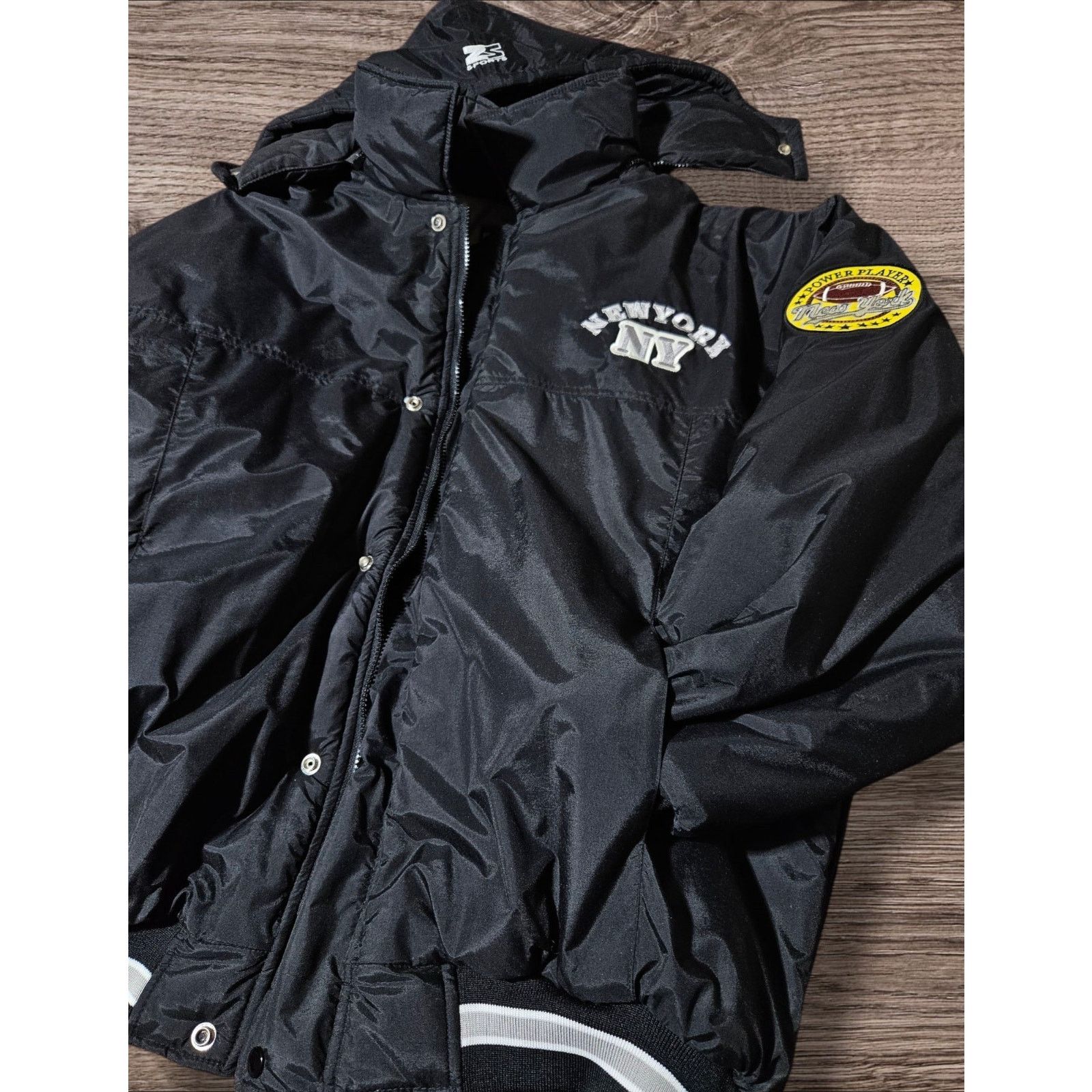 NFL VTG 90s New York Bomber Jacket Vintage Zam Football NFL 2XL Size US XXL / EU 58 / 5 - 5 Thumbnail
