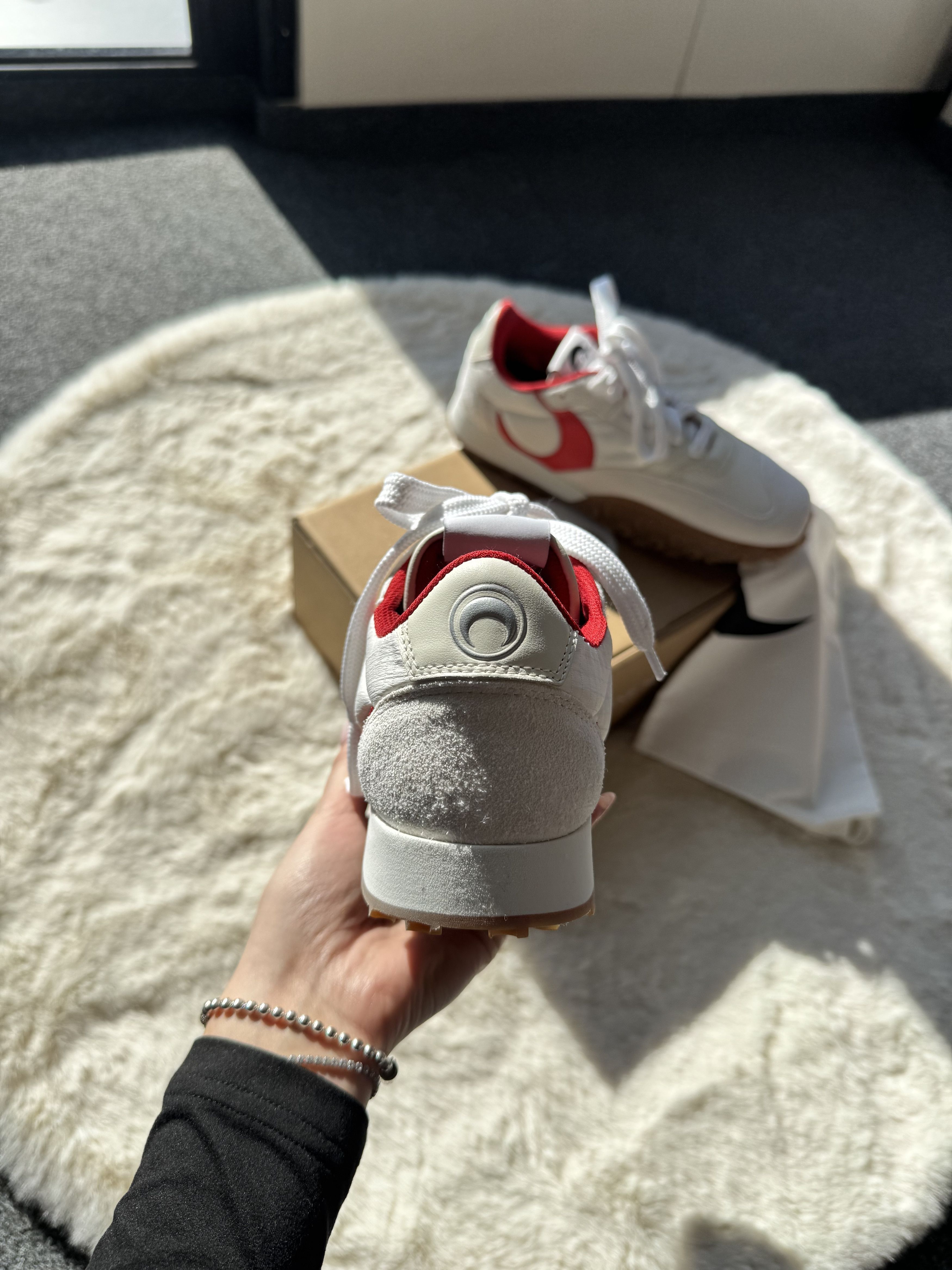 Marine Serre Marine Serre MS Rise leather sneakers EU 39 Size US 9 / IT 39 - 6 Thumbnail