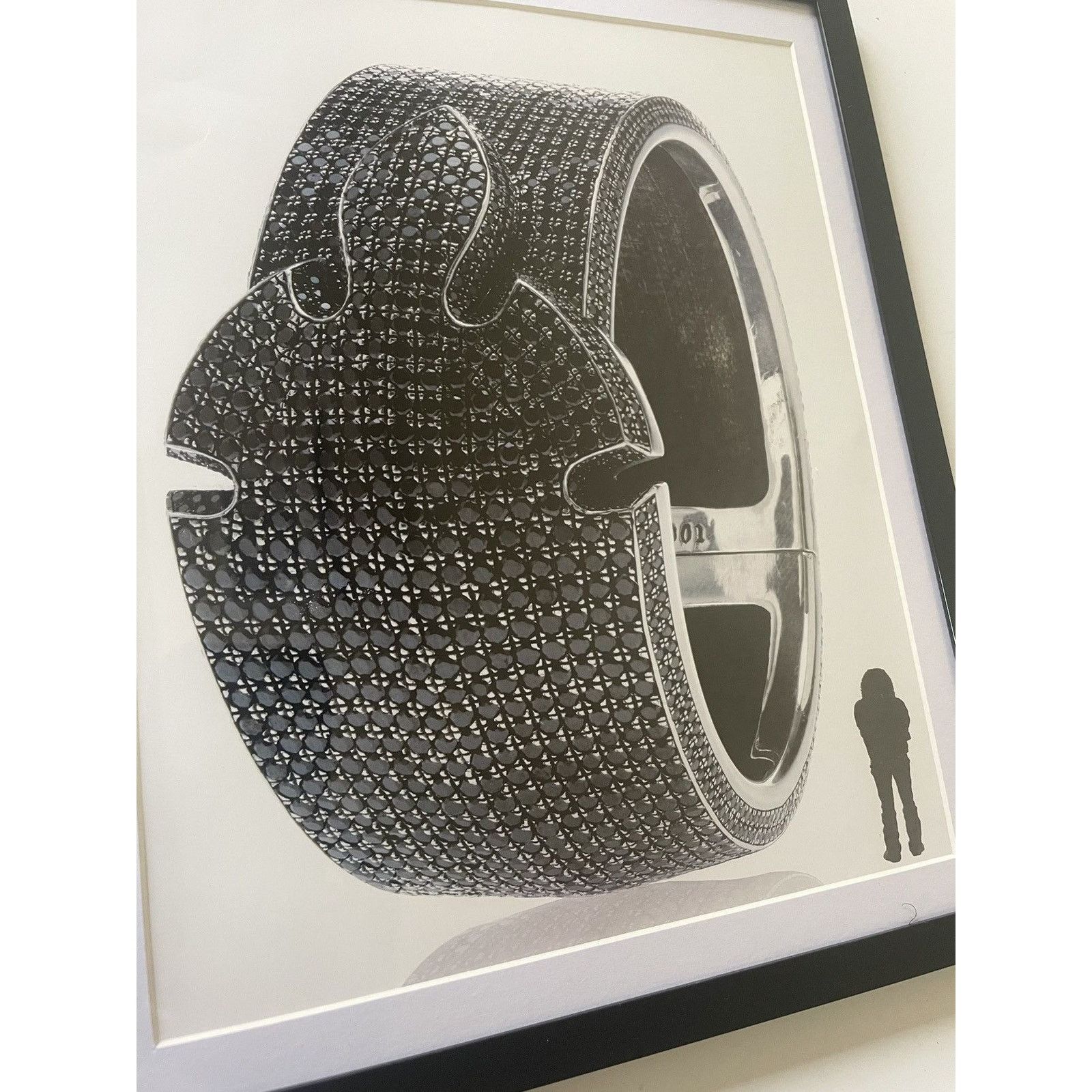 Chrome Hearts × Vintage Chrome Hearts Close Up belt buckle Poster framed 9x11 Size ONE SIZE - 2 Thumbnail