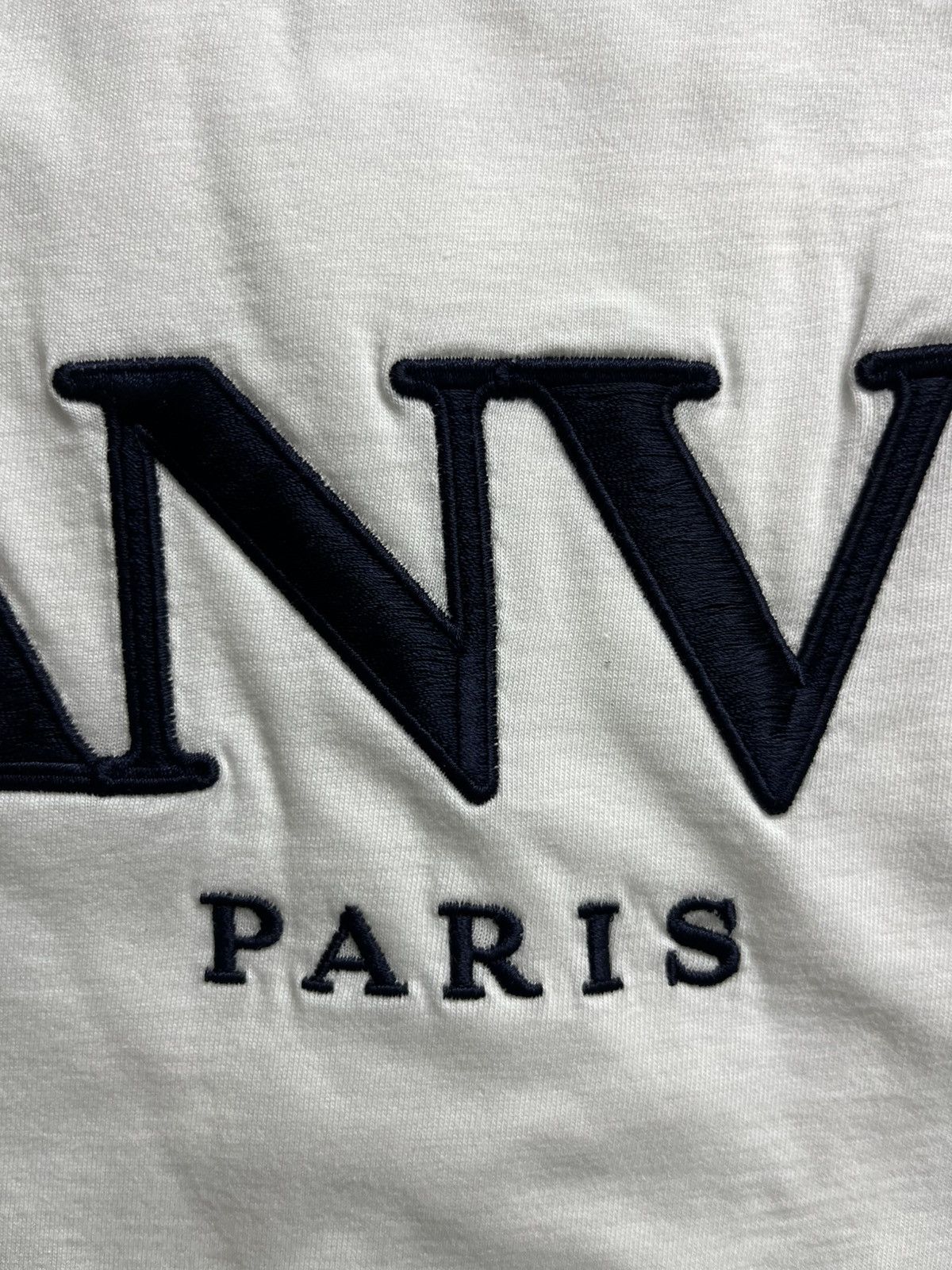Lanvin Lanvin big embroidered logo tshirt Size US S / EU 44-46 / 1 - 4 Thumbnail