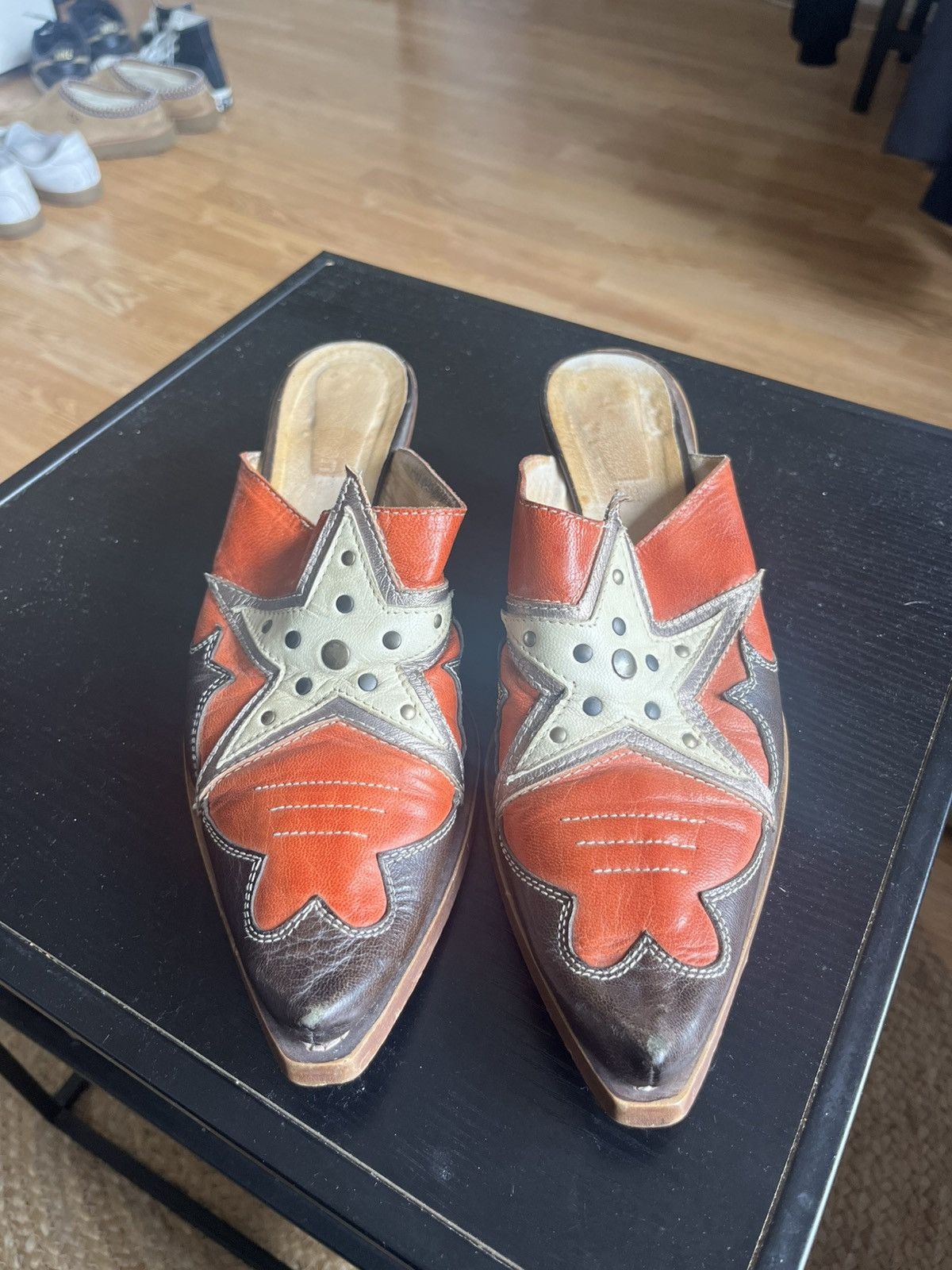 Vintage Western Cowboy Boots Mules Size US 10 / IT 40 - 3 Thumbnail