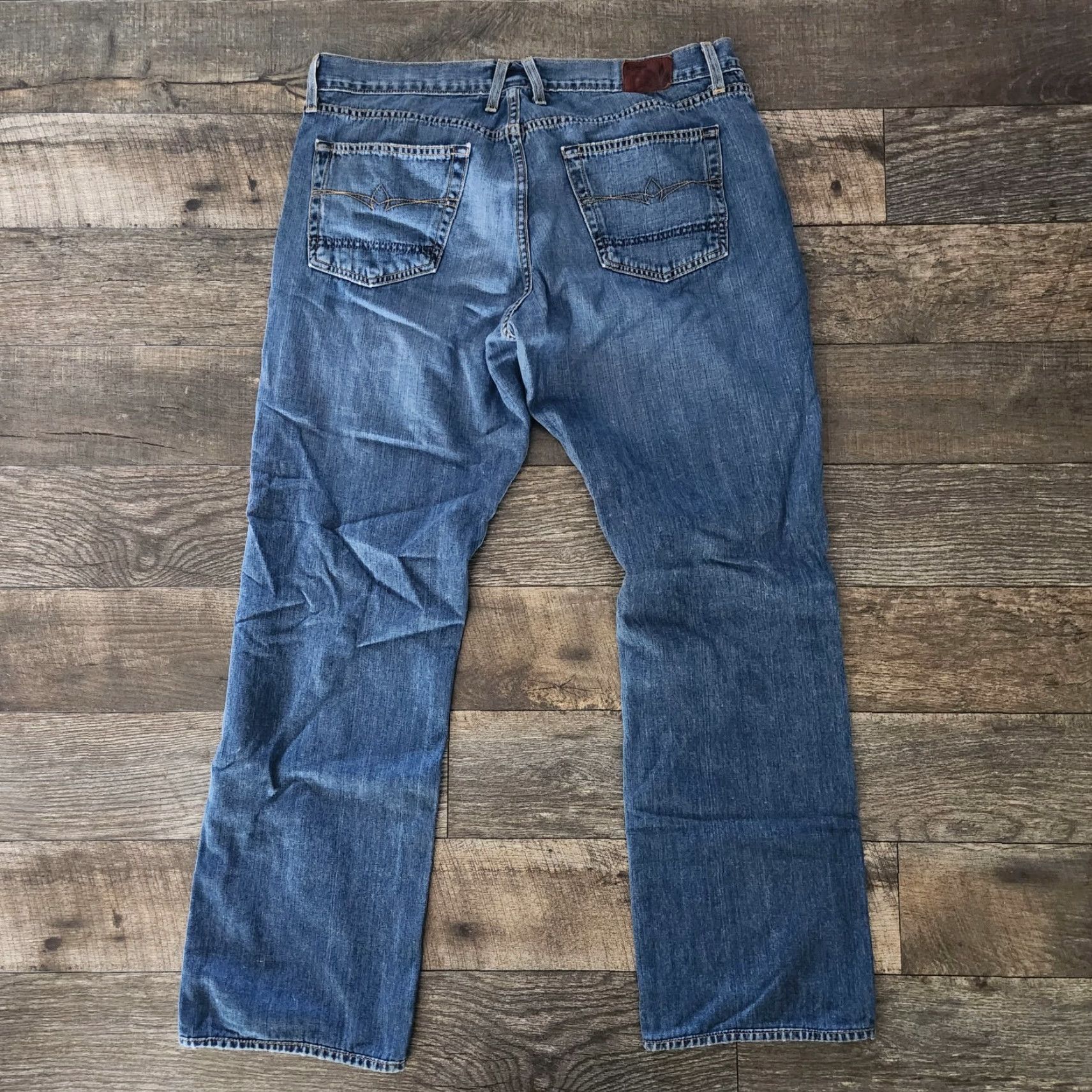 Vintage Agave Jeans Mens 36x31 Classic Straight Blue Made In USA Casual Size US 36 / EU 52 - 3 Thumbnail