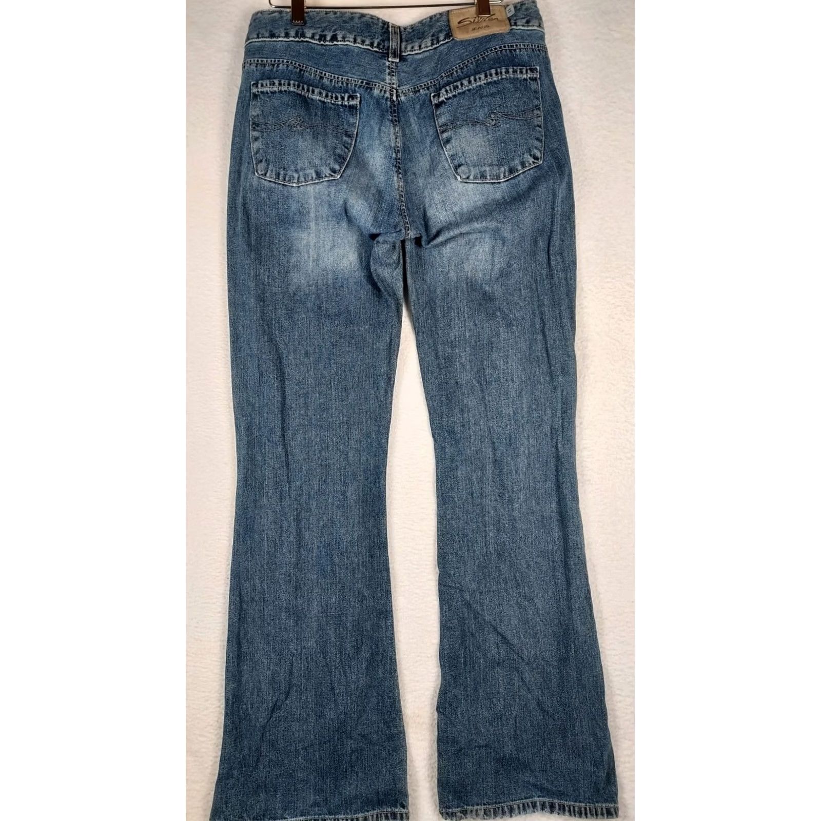 Silver Jeans Co. Silver Jeans Gordie Men’s Jeans 31x32 Relaxed Fit Medium Wash Denim Blue 5-Pocket Logo Straight Modern N/A Size US 31 - 2 Thumbnail