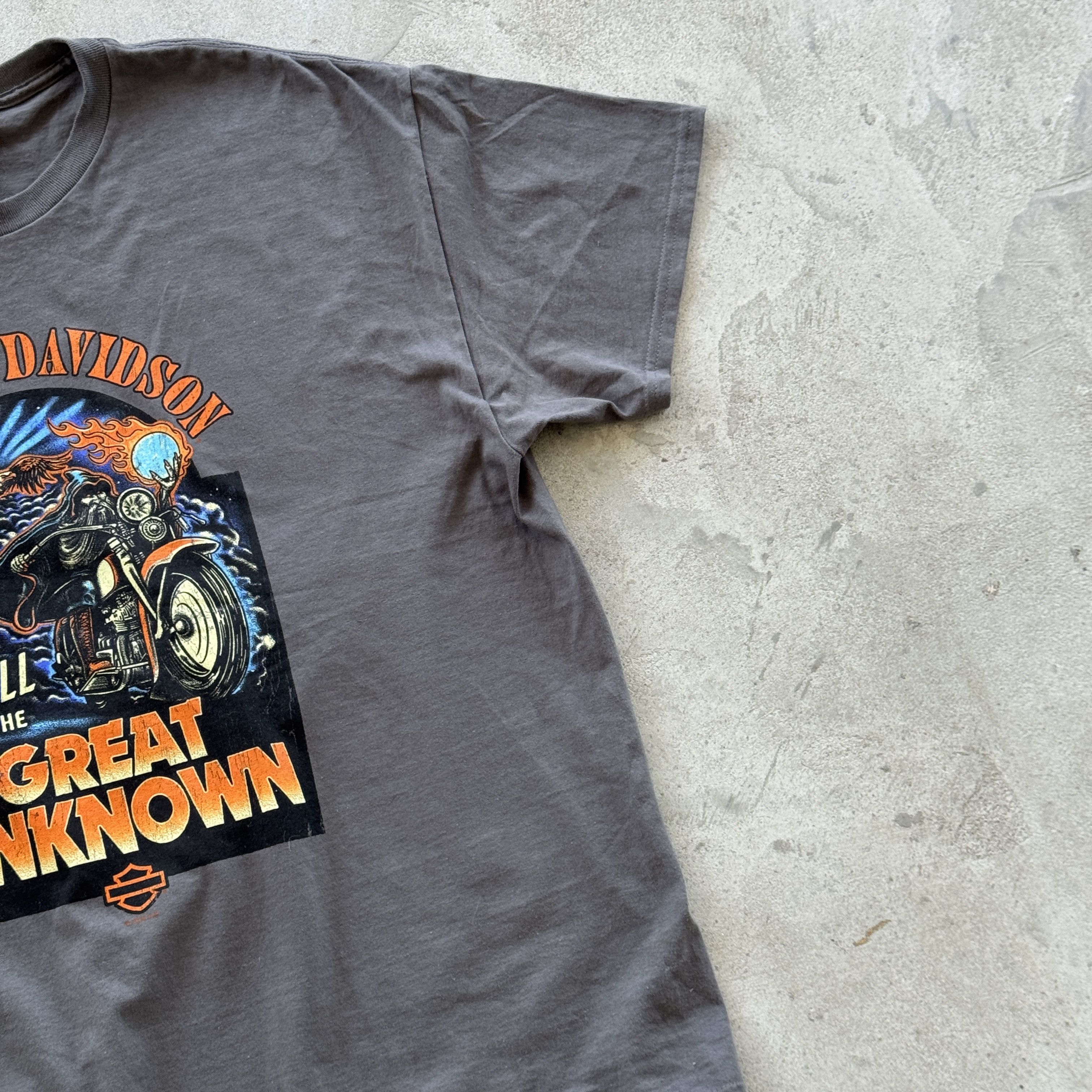 Harley Davidson Harley-Davidson Thrill of The Great Unknown Guildford Tee Size US XL / EU 56 / 4 - 2 Thumbnail