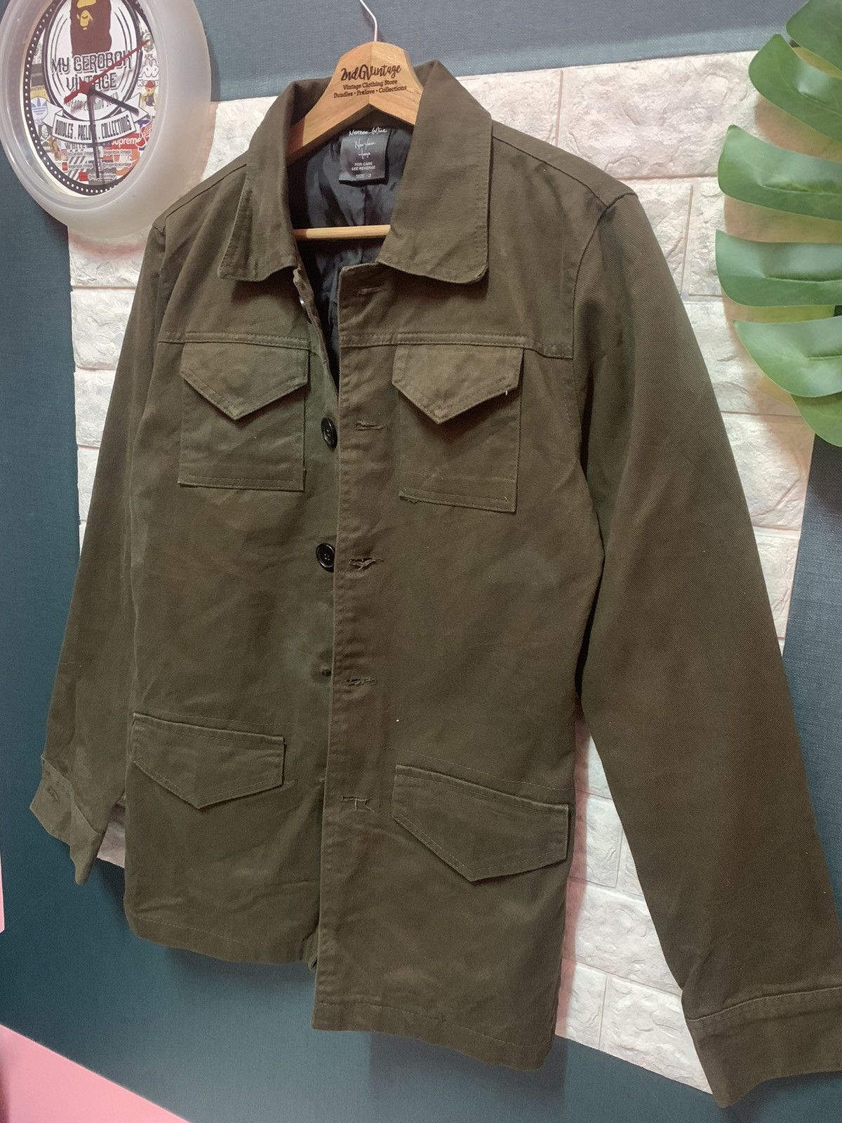 Japanese Brand × Number (N)ine RARE!! Jacket Green Army Number 