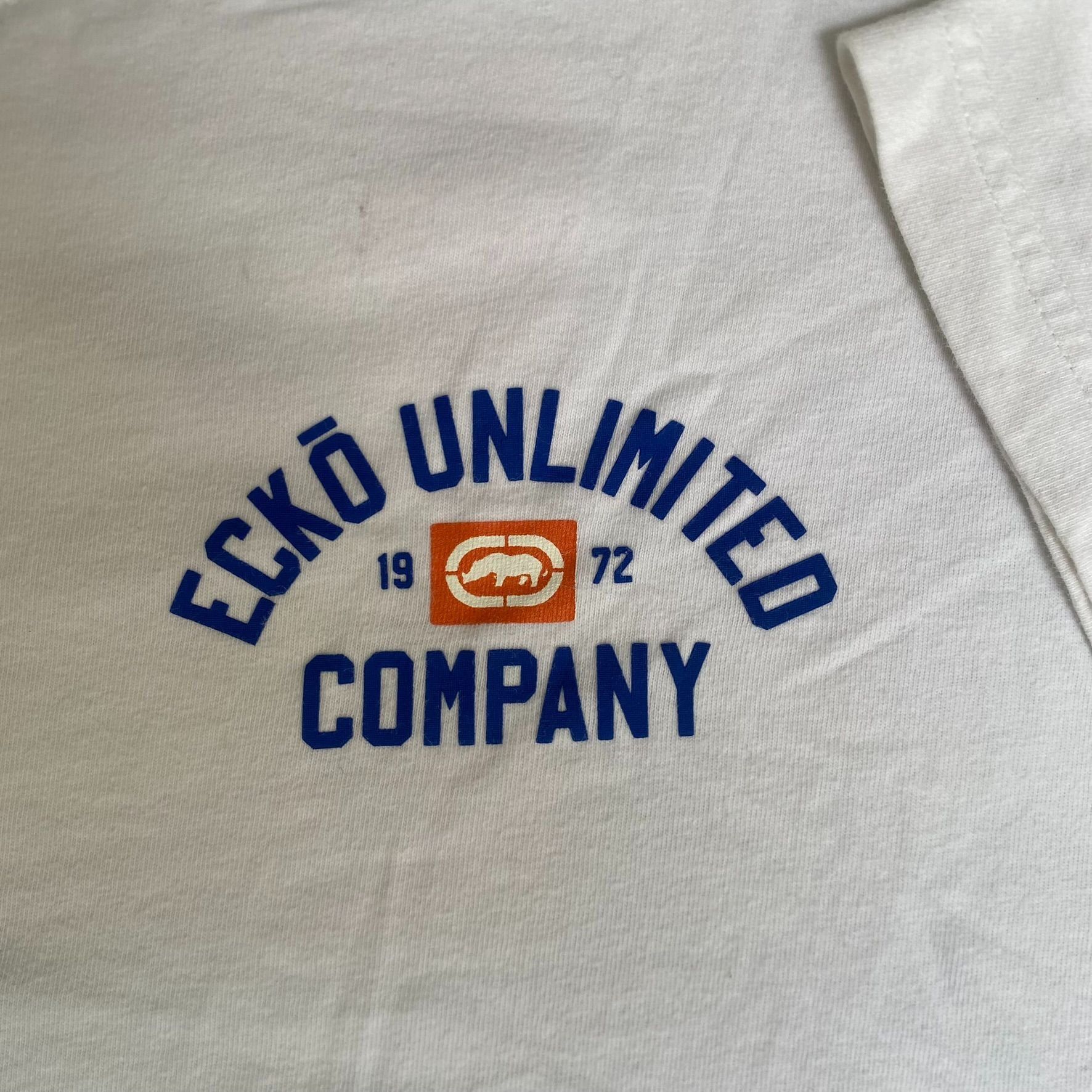 Ecko Unltd. Vintage Y2K Ecko Unltd. Shirt Rhino Logo Retro White Tee Size US L / EU 52-54 / 3 - 6 Thumbnail