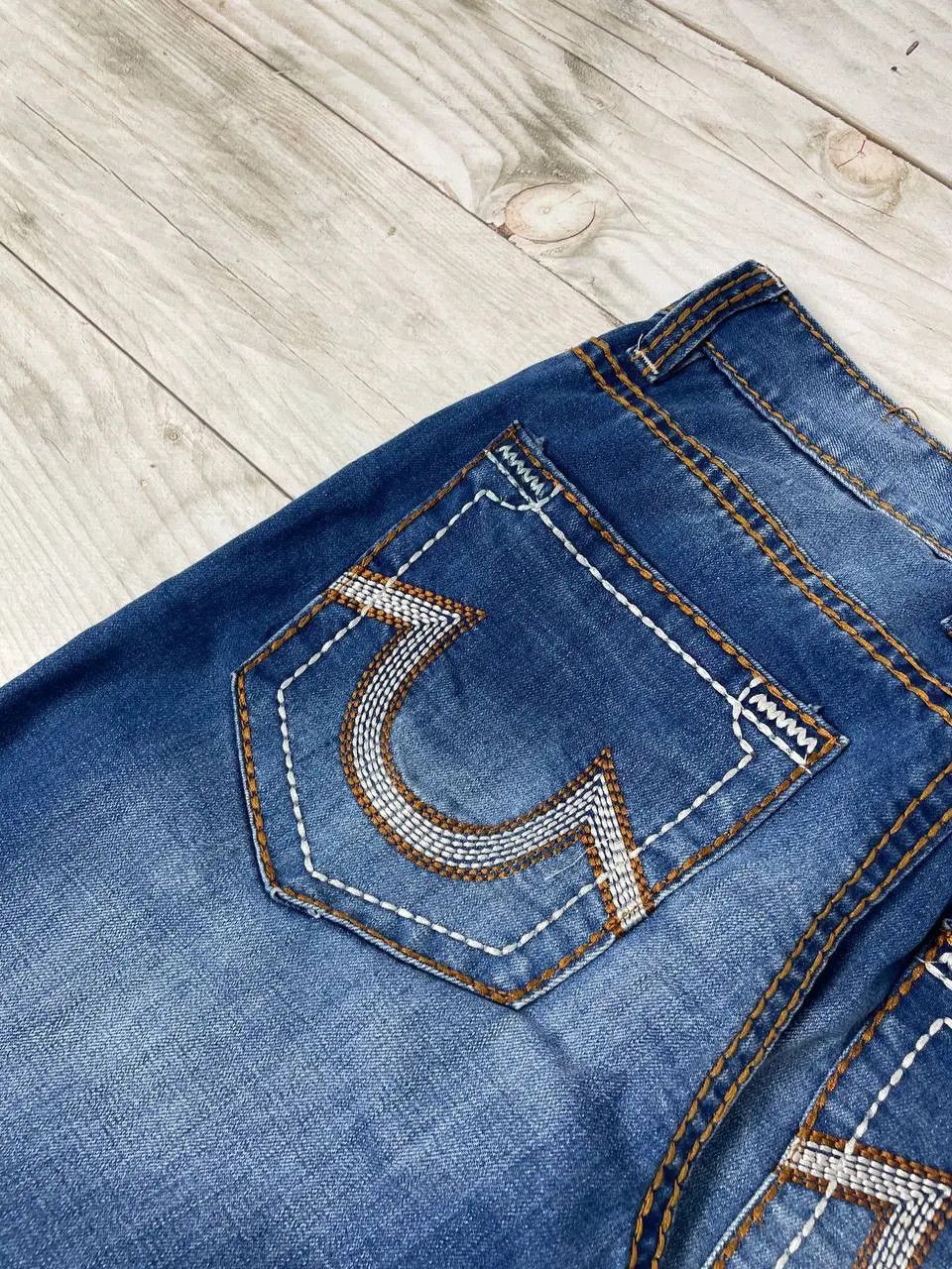 True Religion Vintage True Religion Billy Super Big T Jeans Denim Y2K Size US 30 / EU 46 - 4 Thumbnail