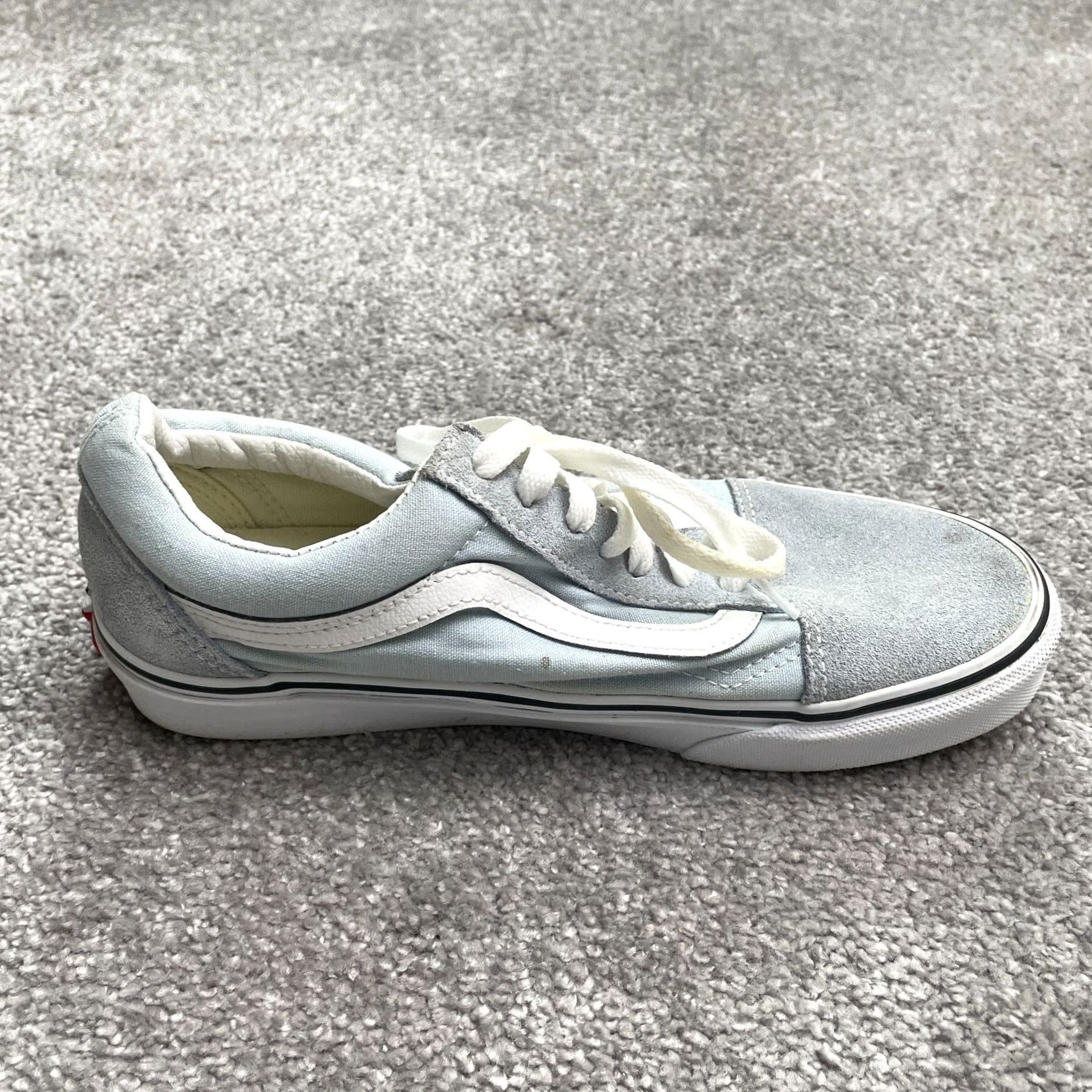 Vans VANS Old Skool Suede Leather Low Top Shoes Unisex Mens 6 Womens 7.5 Blue Casual Size M / US 6-8 / IT 42-44 - 5 Thumbnail