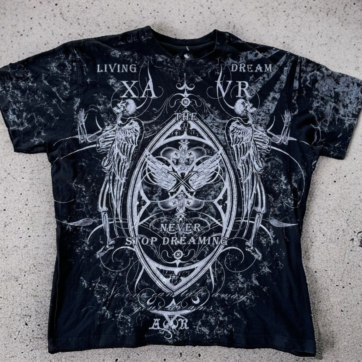 Affliction × Southpole Xzavier AOP Affliction Graphic Tee Shirt punk grunge Y2K 00s Size US L / EU 52-54 / 3 - 2 Thumbnail