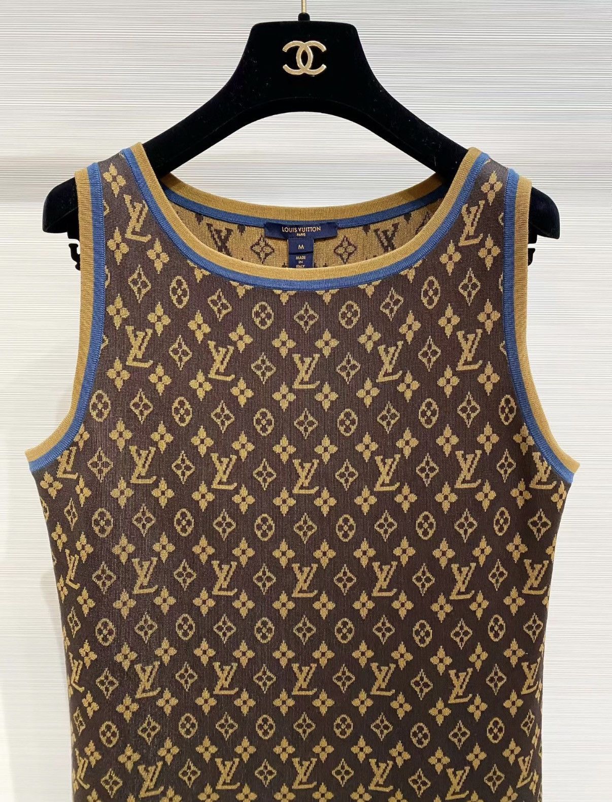 Louis Vuitton Louis Vuitton Brown Monogram Knit Dress J33 Size M / US 6-8 / IT 42-44 - 2 Thumbnail