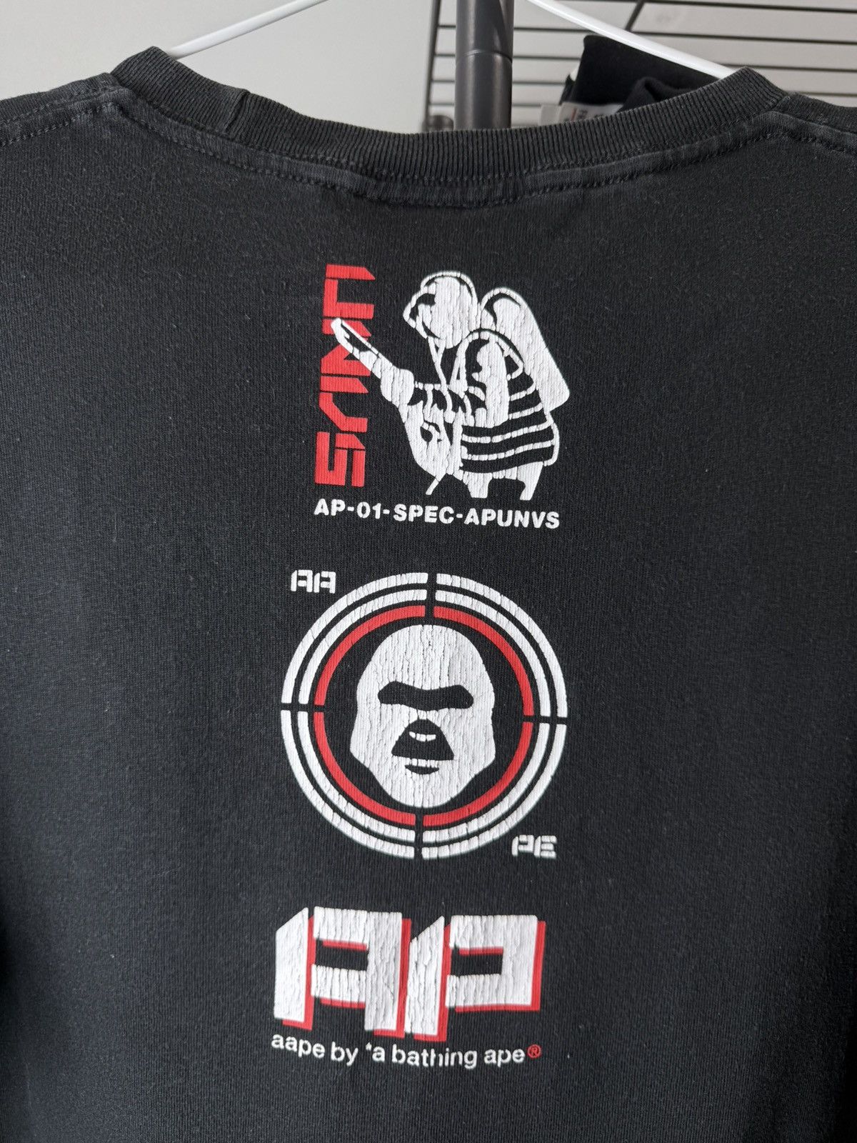 Aape Vintage Aape by a Bathing Ape Bape T Shirt Size US L / EU 52-54 / 3 - 12 Thumbnail