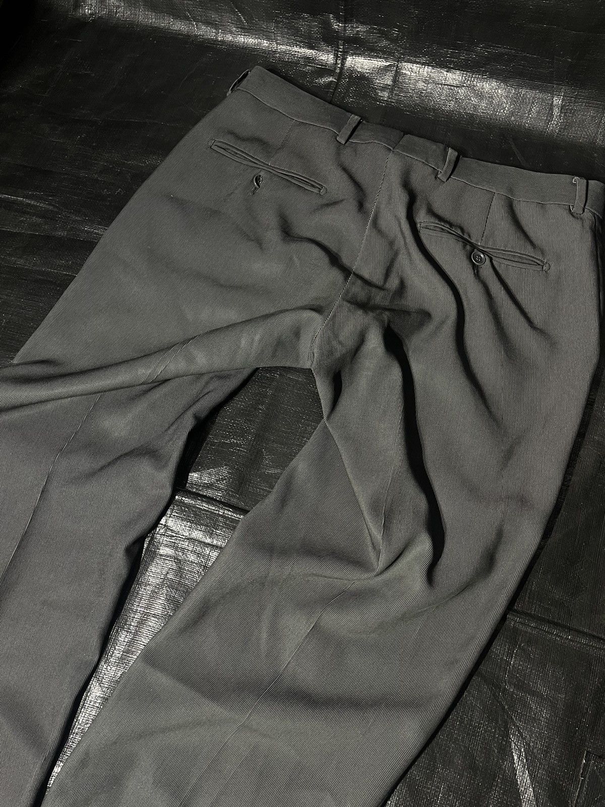 Japanese Brand Pinstripe Straight-Leg Trousers Size US 32 / EU 48 - 3 Thumbnail