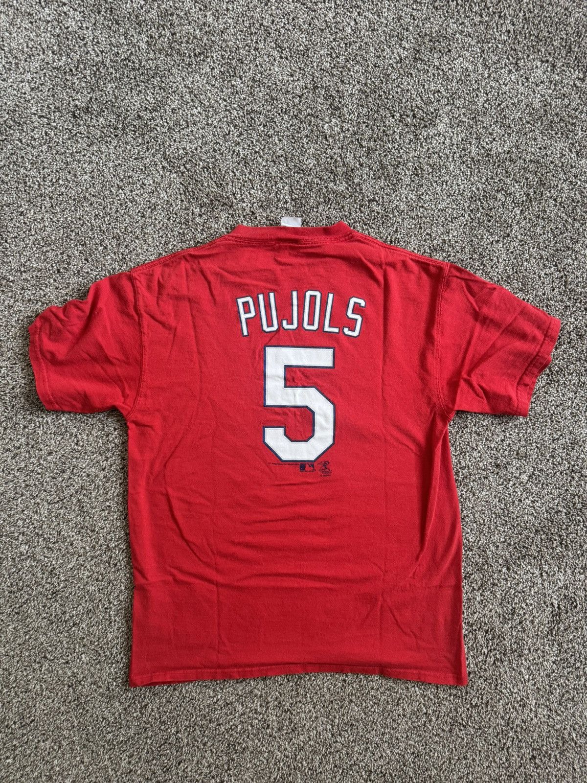 Lee Lee Sports 2006 Albert Pujols St. Louis Cardinals T-shirt Size US M / EU 48-50 / 2 - 2 Thumbnail