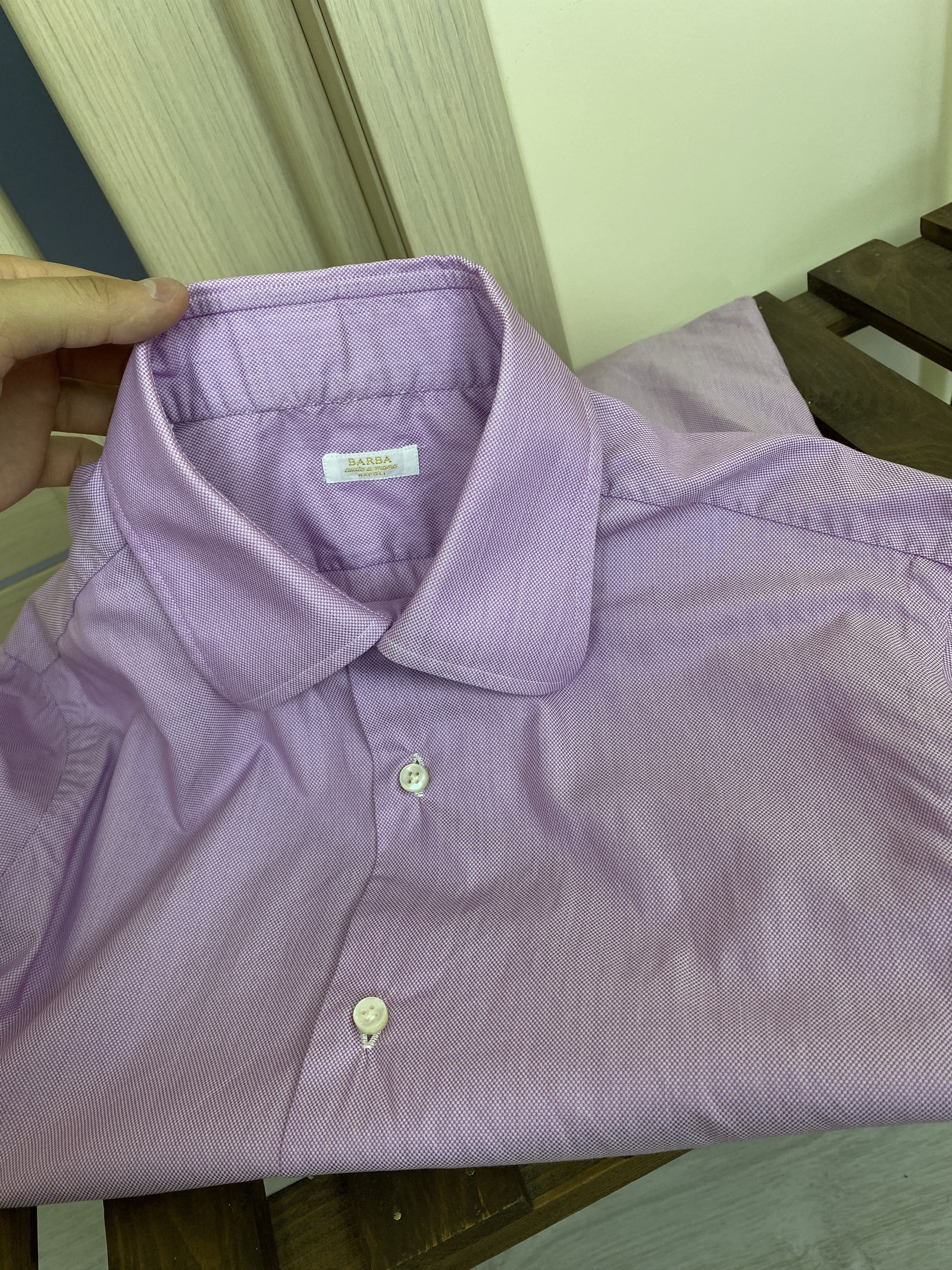 Barba Napoli Barba napoli men classic pink shirt size m Size US M / EU 48-50 / 2 - 10 Thumbnail