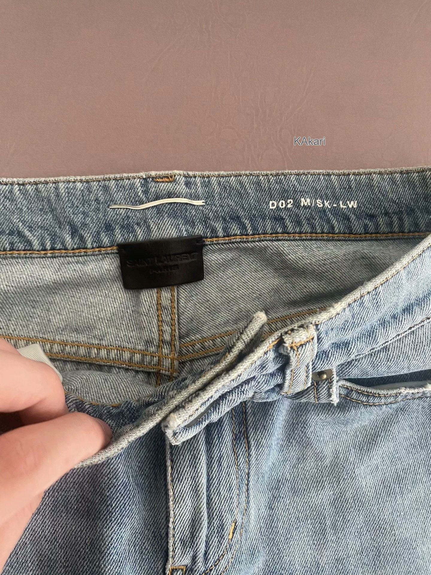 Saint Laurent Paris Saint Laurent 18SS Distressed Blue Jeans Size US 30 / EU 46 - 2 Thumbnail