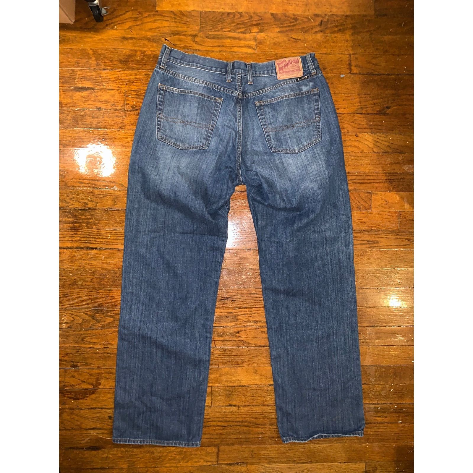 Lucky Brand Lucky Brand 181 Relaxed Straight Jeans Men 36x34 Medium Wash Size US 36 / EU 52 - 2 Thumbnail
