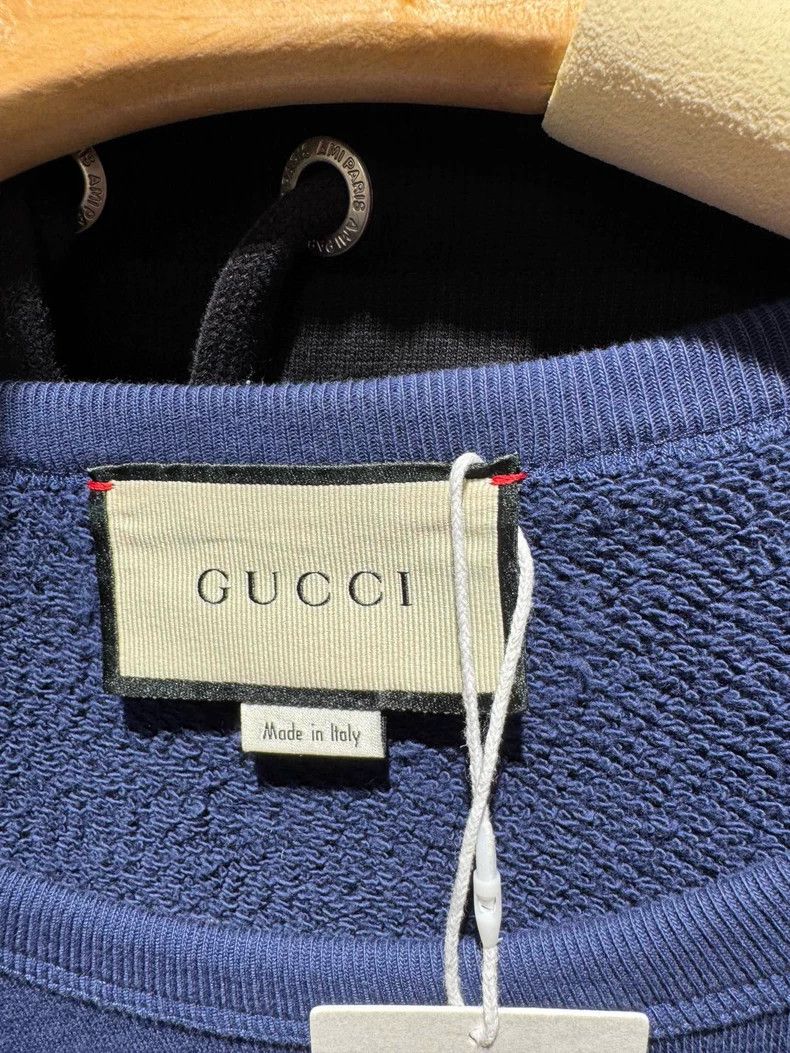 Gucci GucciYellow and blue contrast color double G logo sweatshir Size US S / EU 44-46 / 1 - 5 Thumbnail
