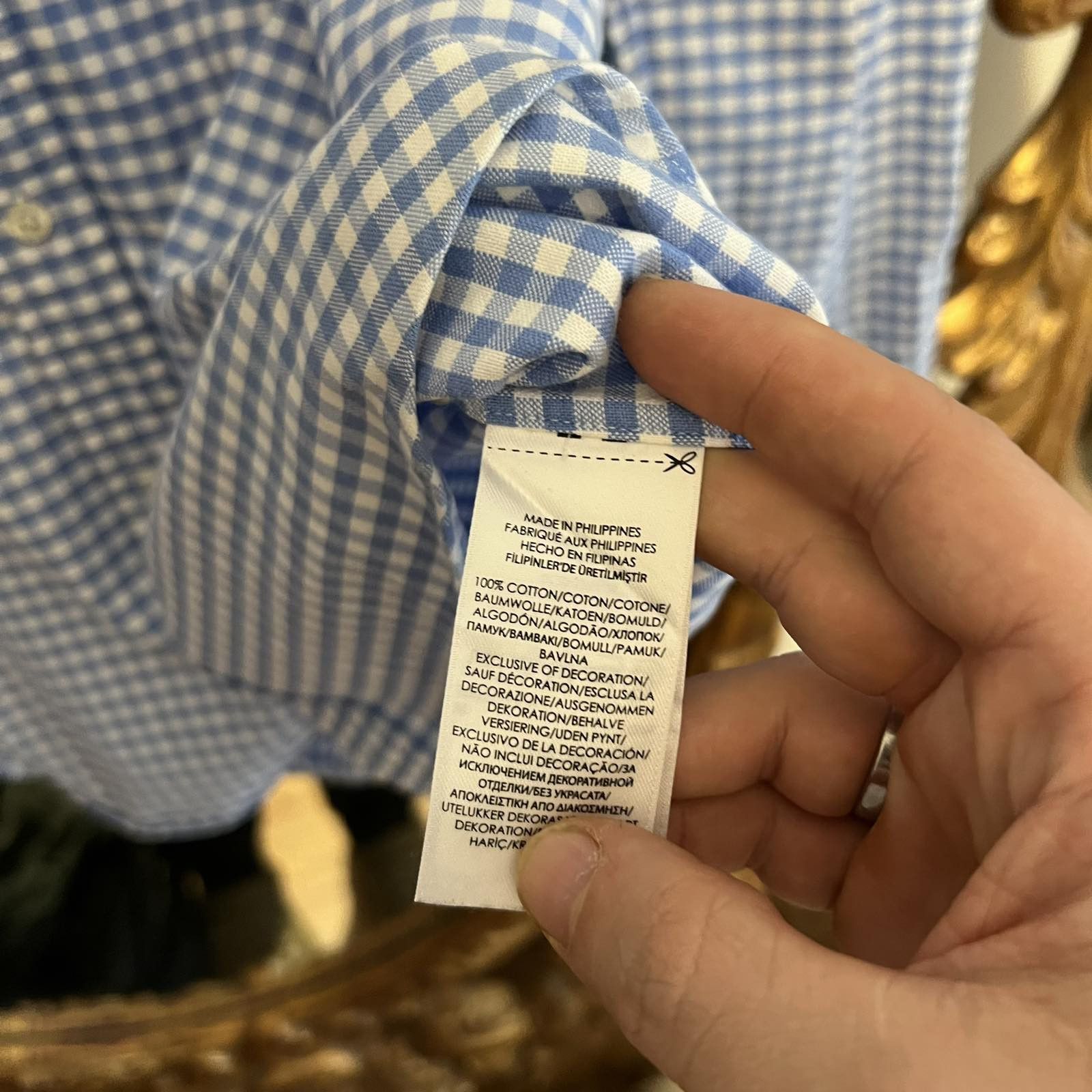 Polo Ralph Lauren Polo Ralph Lauren Shirt Button-Up Long Sleeve 90s Mens Size US XL / EU 56 / 4 - 5 Thumbnail
