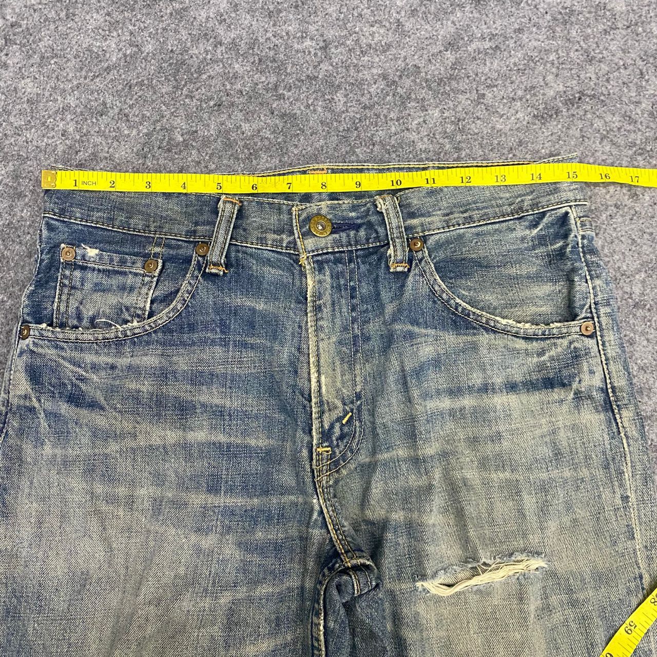 Levi's 💥Best Offer💥Vintage Levis Distressed Denim Size US 31 - 4 Thumbnail