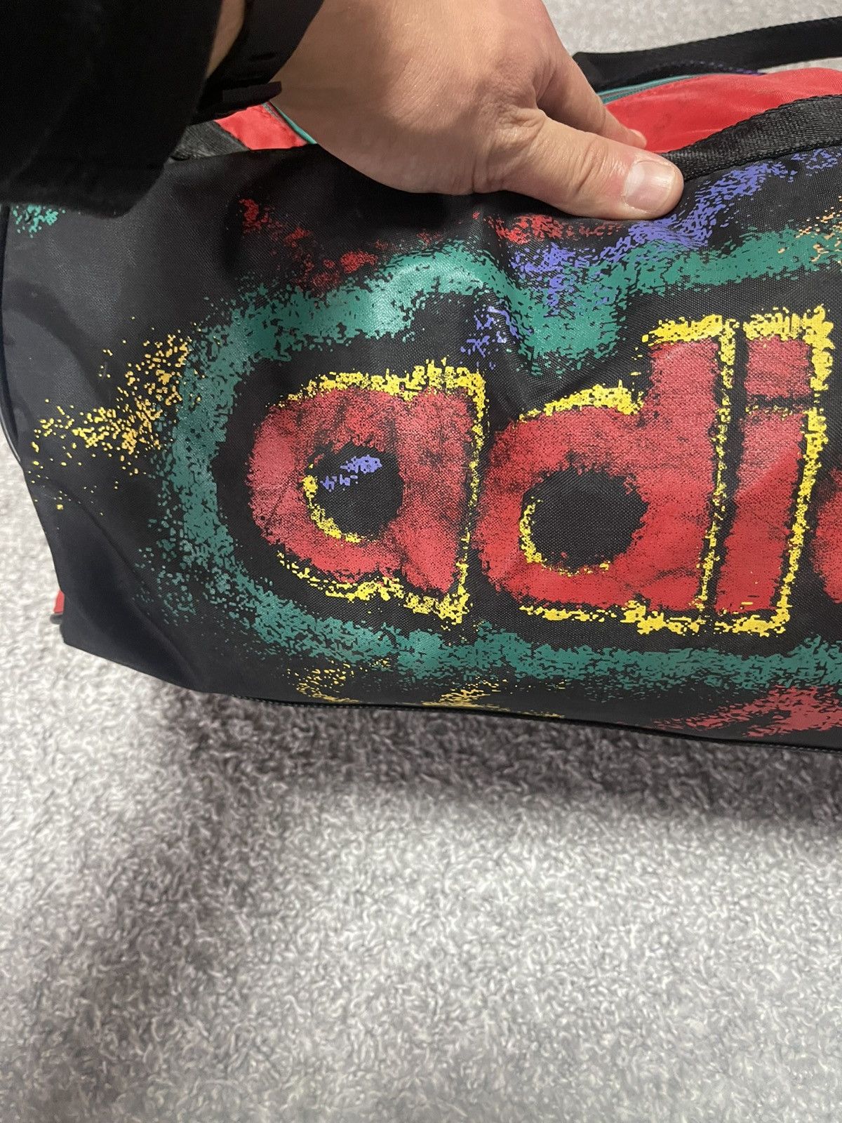 Adidas Adidas Retro 80-90 Rare Duffle Bag Size ONE SIZE - 7 Thumbnail