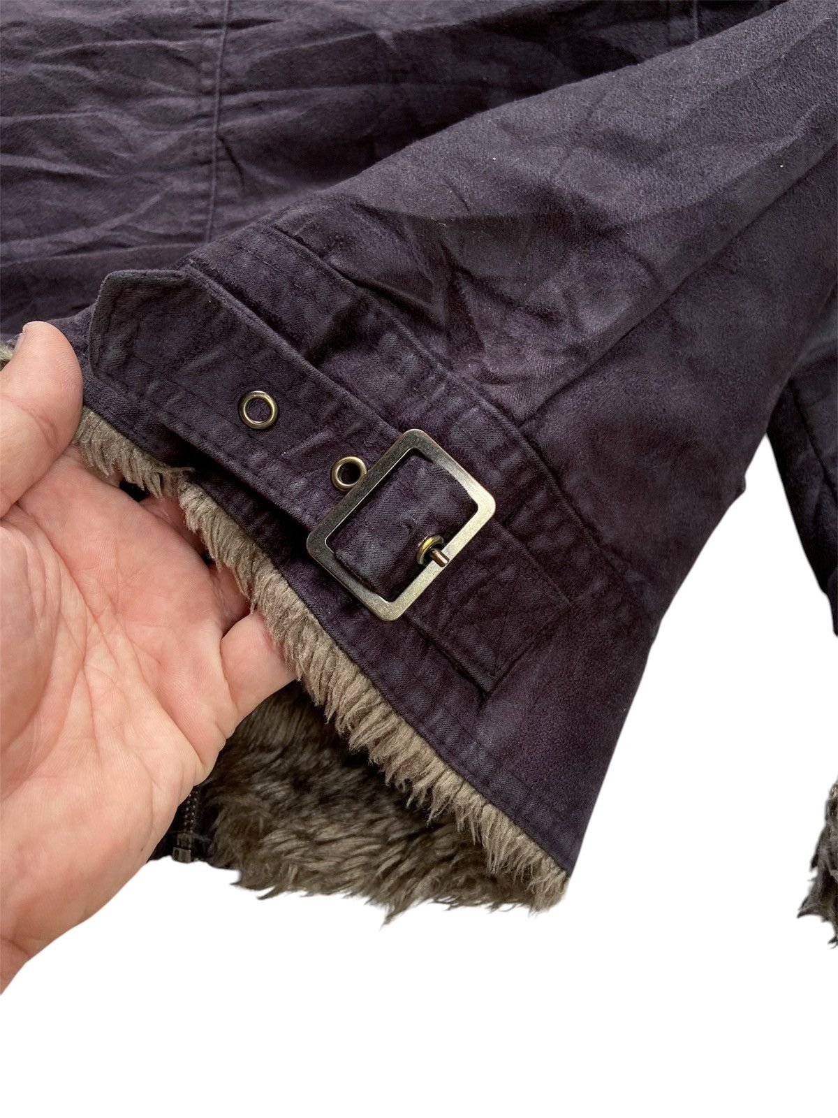 Japanese Brand JAPANESE BAREBACK FAUX FUR BLACK WASHED JACKET Size US M / EU 48-50 / 2 - 20 Thumbnail