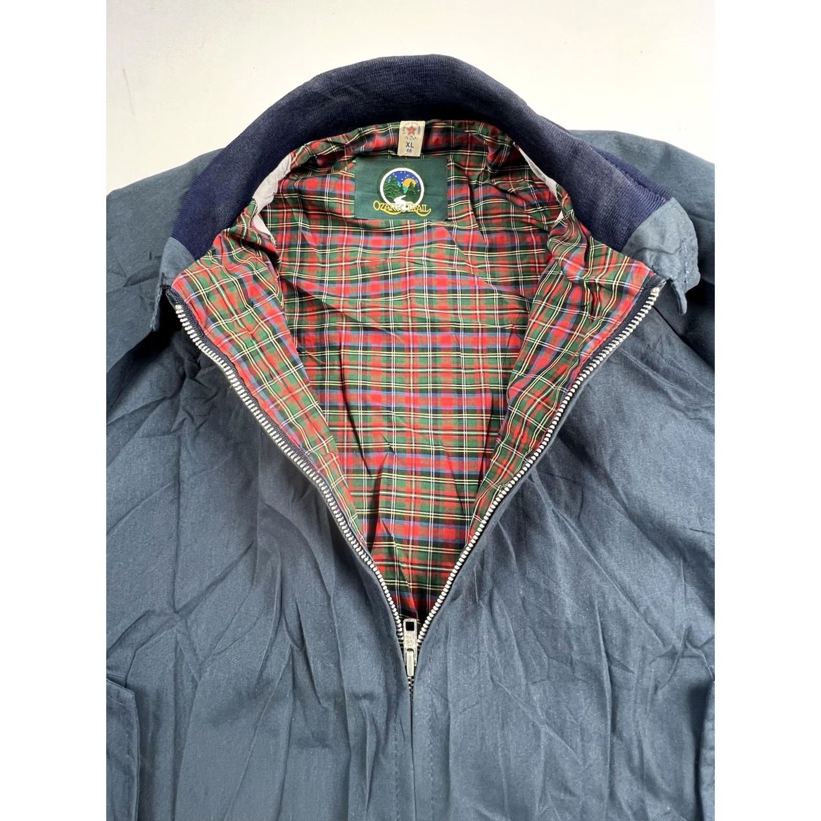 Vintage Vintage Ozark Trail Jacket Mens XL Blue Canvas Bomber Plaid Lined Outdoor USA Size US XL / EU 56 / 4 - 5 Thumbnail