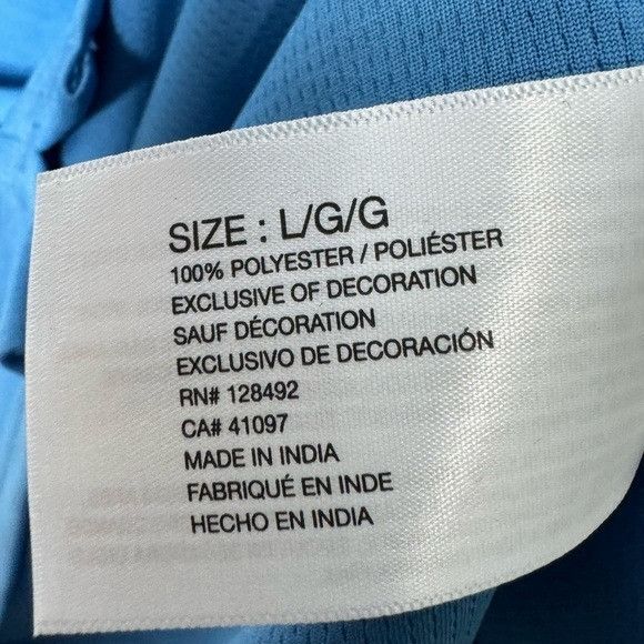 Greg Norman Greg Norman Short Sleeve Polo Shirt Blue Men’s Large Size US L / EU 52-54 / 3 - 3 Thumbnail